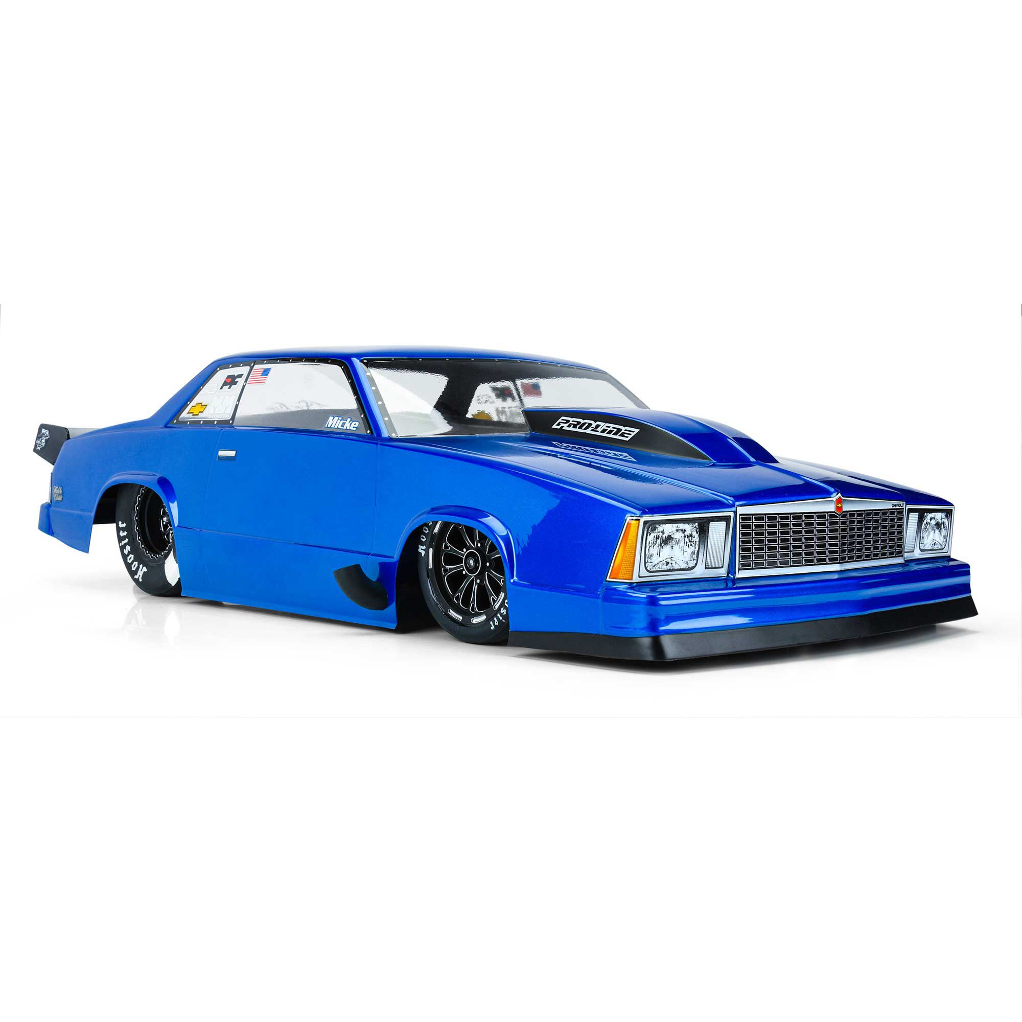 1/10 1978 Chevrolet Malibu Clear Body: Drag Car-5