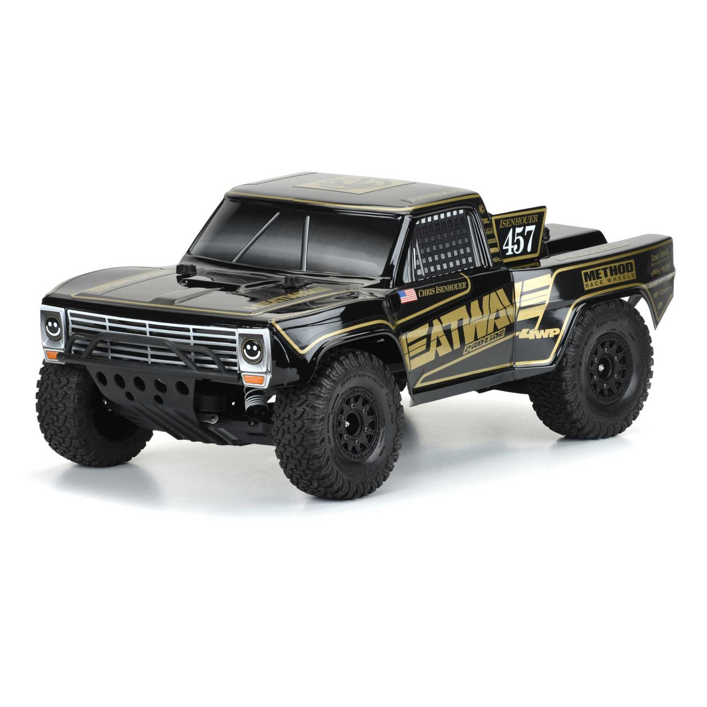 1/10 Pre-Cut 1967 Ford F-100 Heatwave Black Body: Short Cour-2