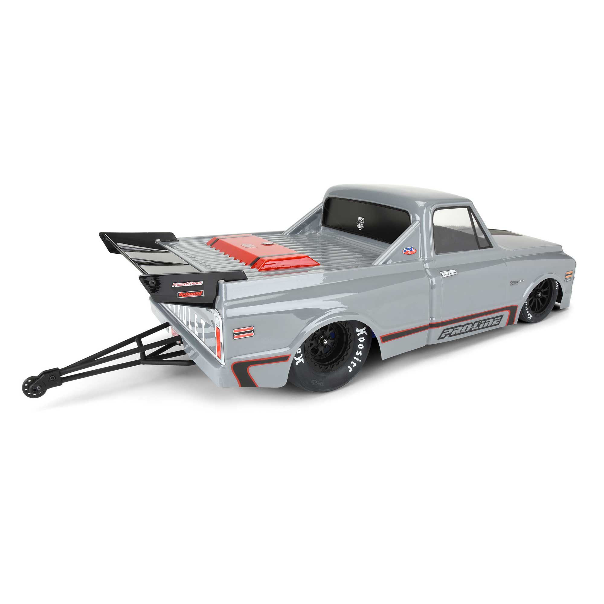 1/10 1972 Chevy C-10 Clear Body: Drag Car-7