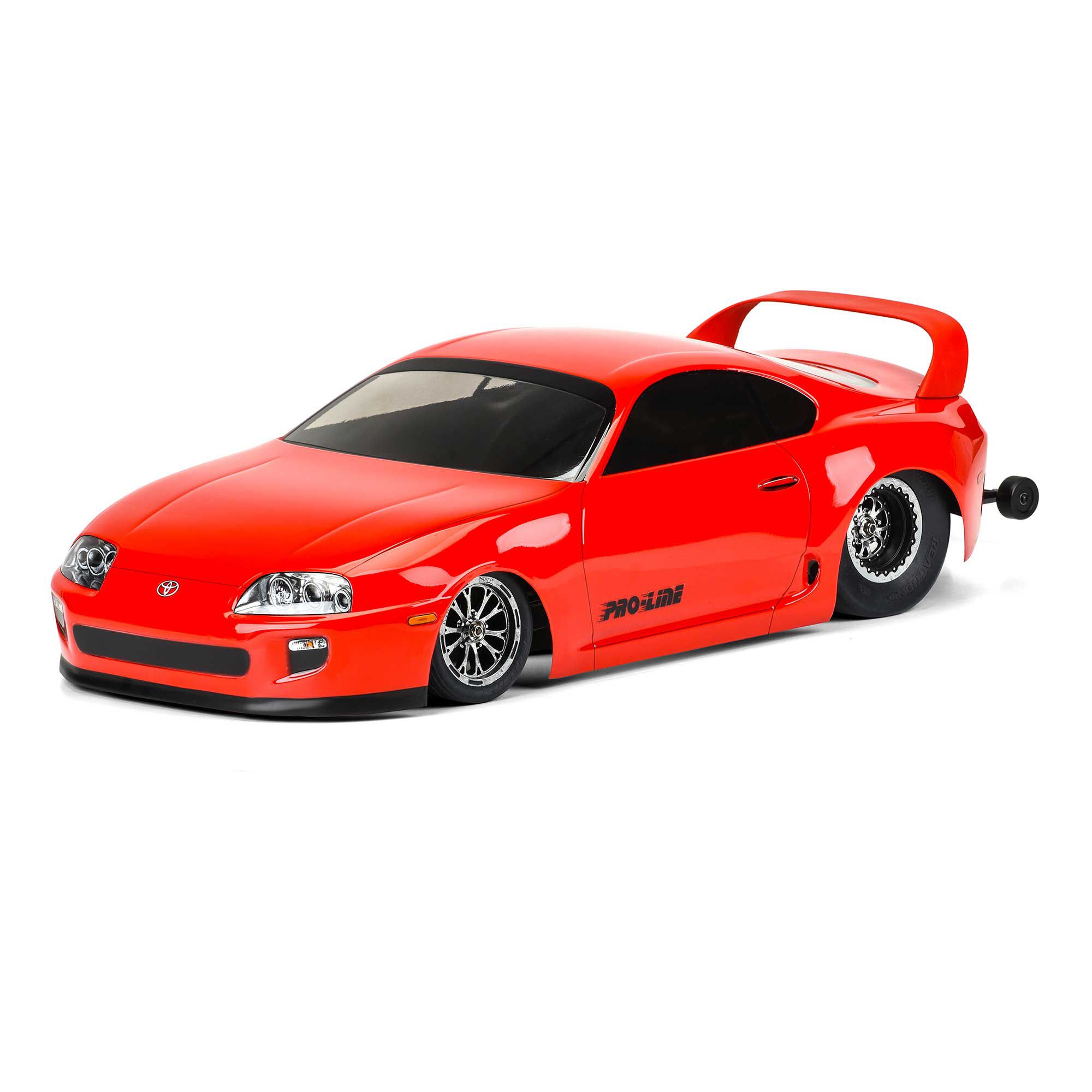 1/10 1995 Toyota Supra Clear Body: Drag Car-7