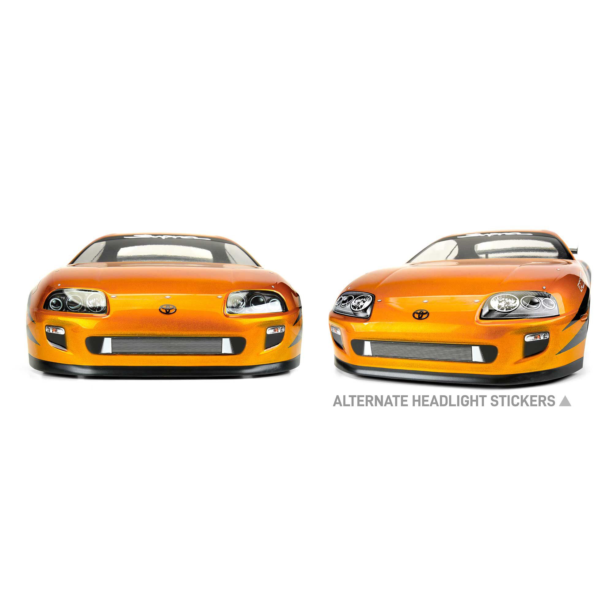 1/10 1995 Toyota Supra Clear Body: Drag Car-9