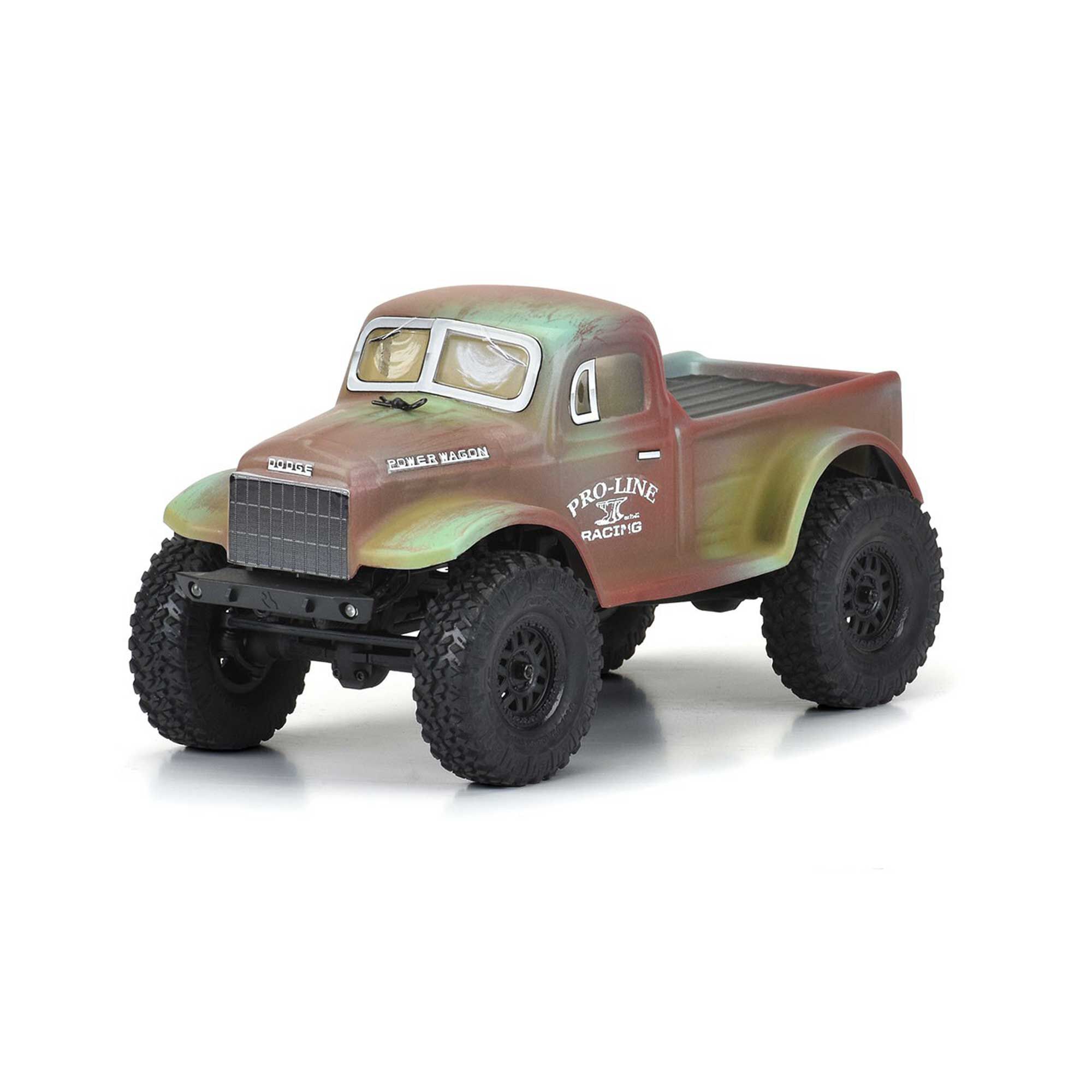 1/24 1946 Dodge Power Wagon Clear Body: SCX24 JLU-3