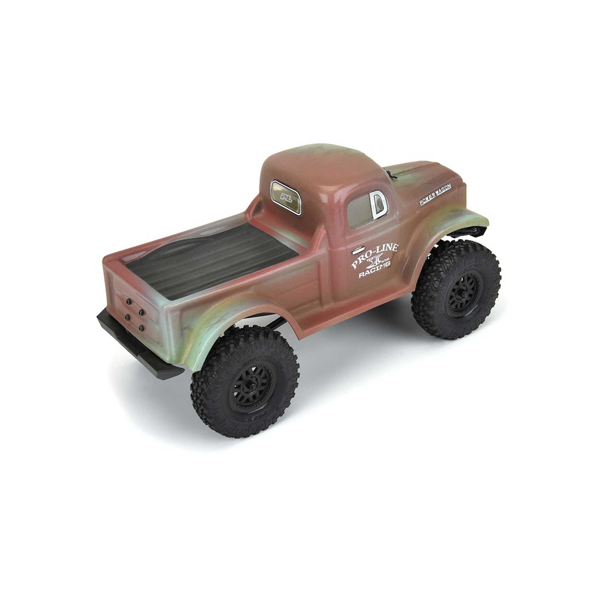 1/24 1946 Dodge Power Wagon Clear Body: SCX24 JLU-4