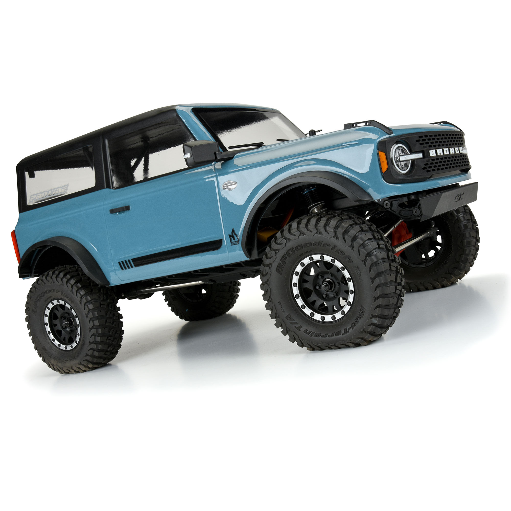 1/10 2021 Ford Bronco Clear Body Set 11.4" Wheelbase: Crawle-6
