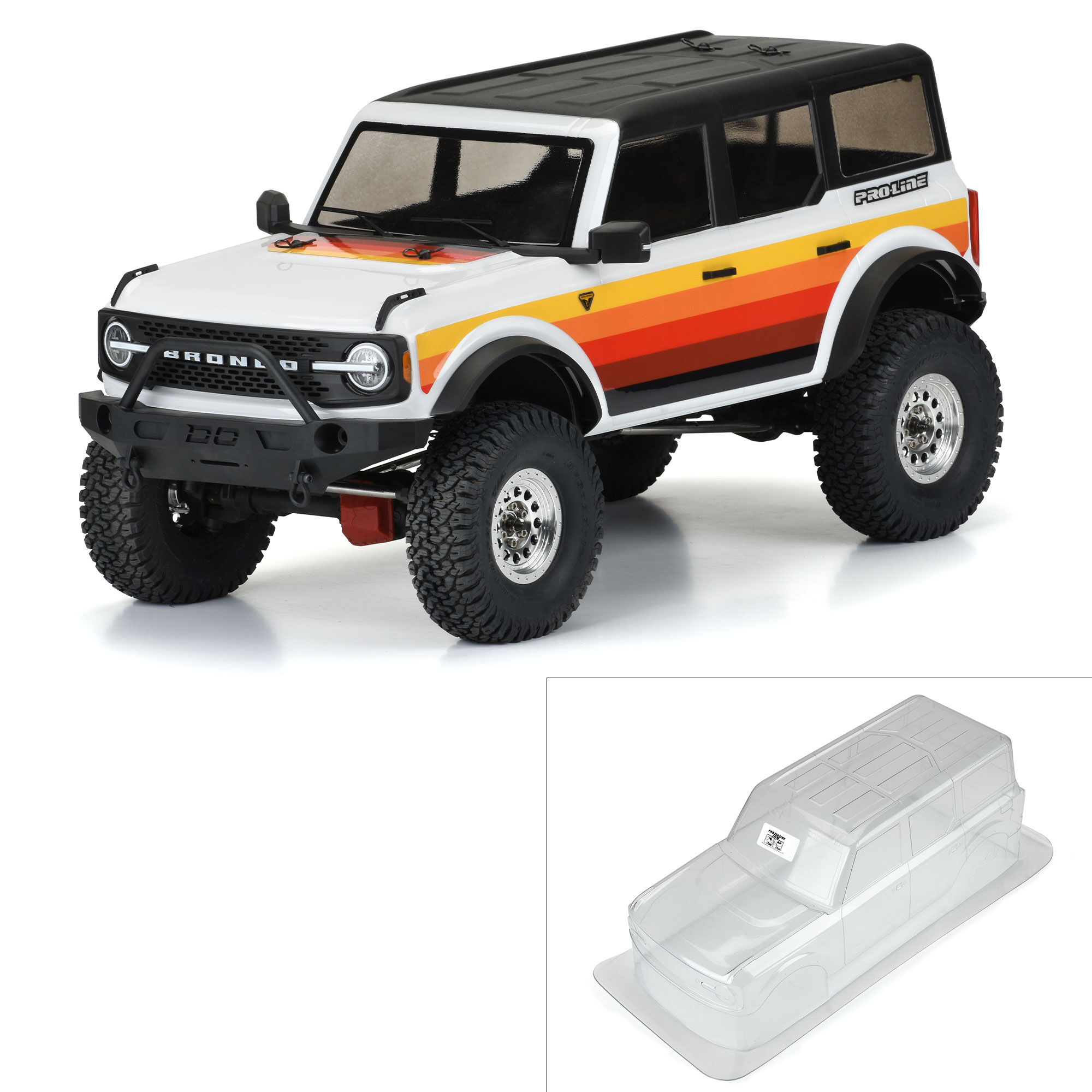 1/10 2021 Ford Bronco Clear Body Set 12.3