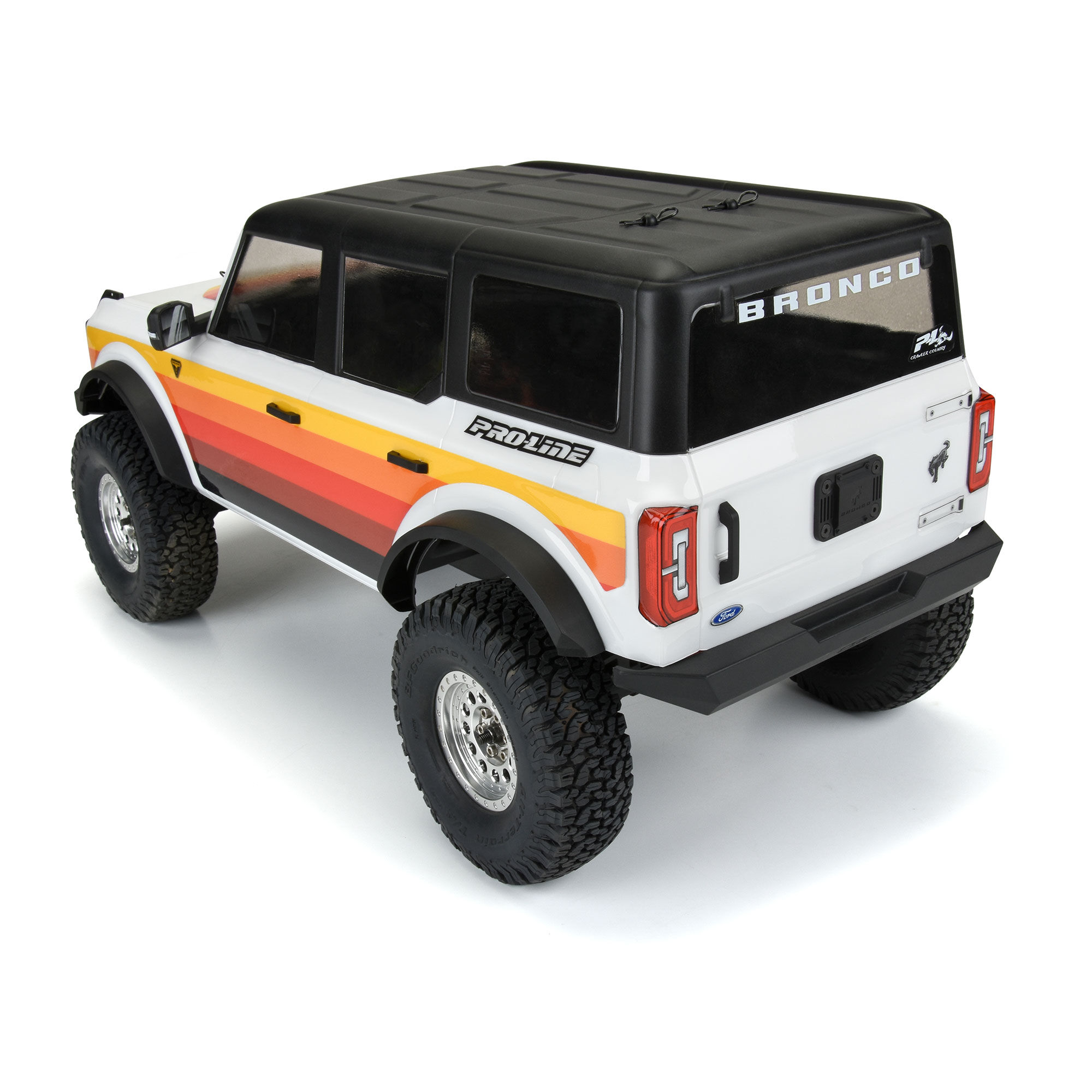 1/10 2021 Ford Bronco Clear Body Set 12.3" Wheelbase: Crawle-5