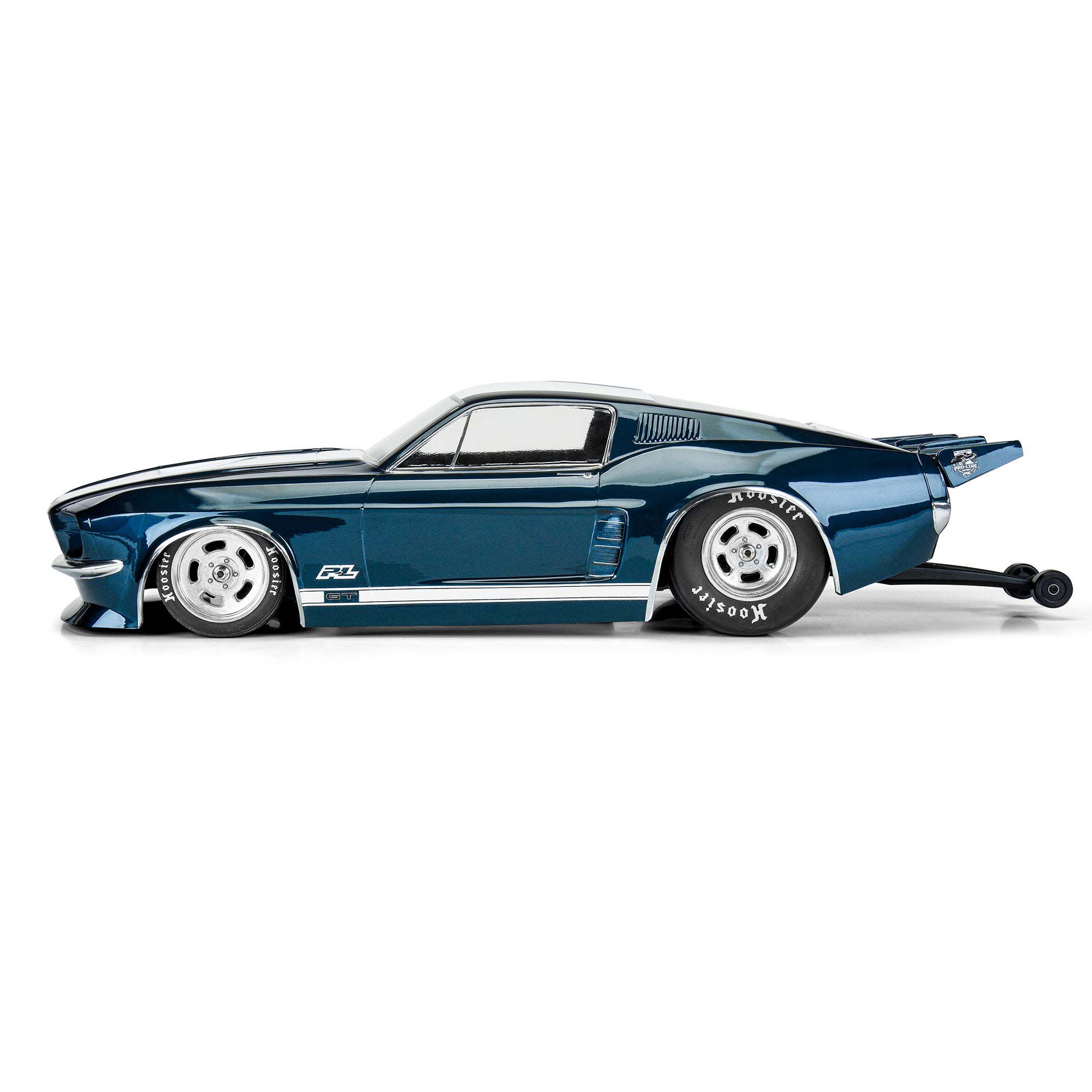1/10 1967 Ford Mustang Clear Body: Drag Car-4