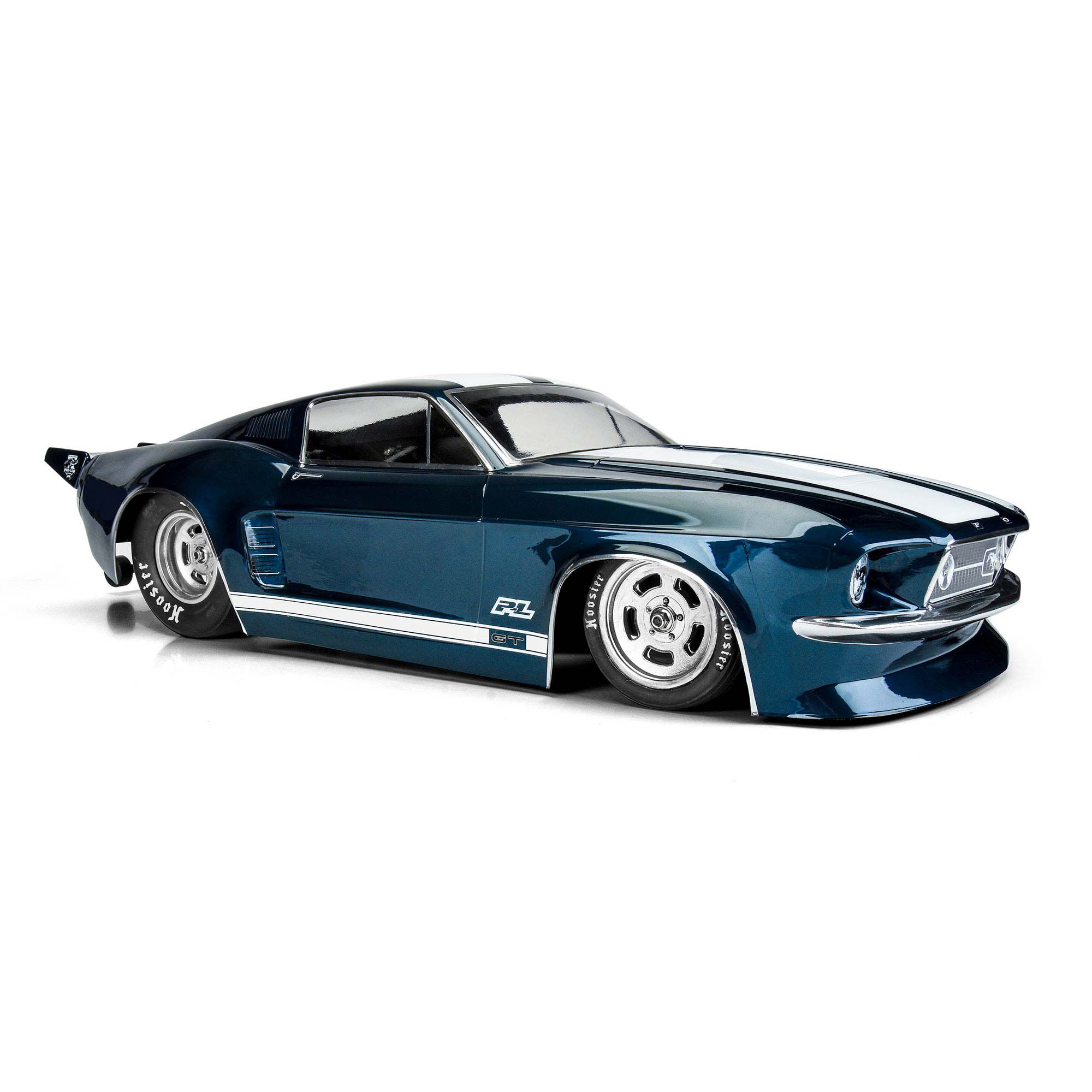 1/10 1967 Ford Mustang Clear Body: Drag Car-5