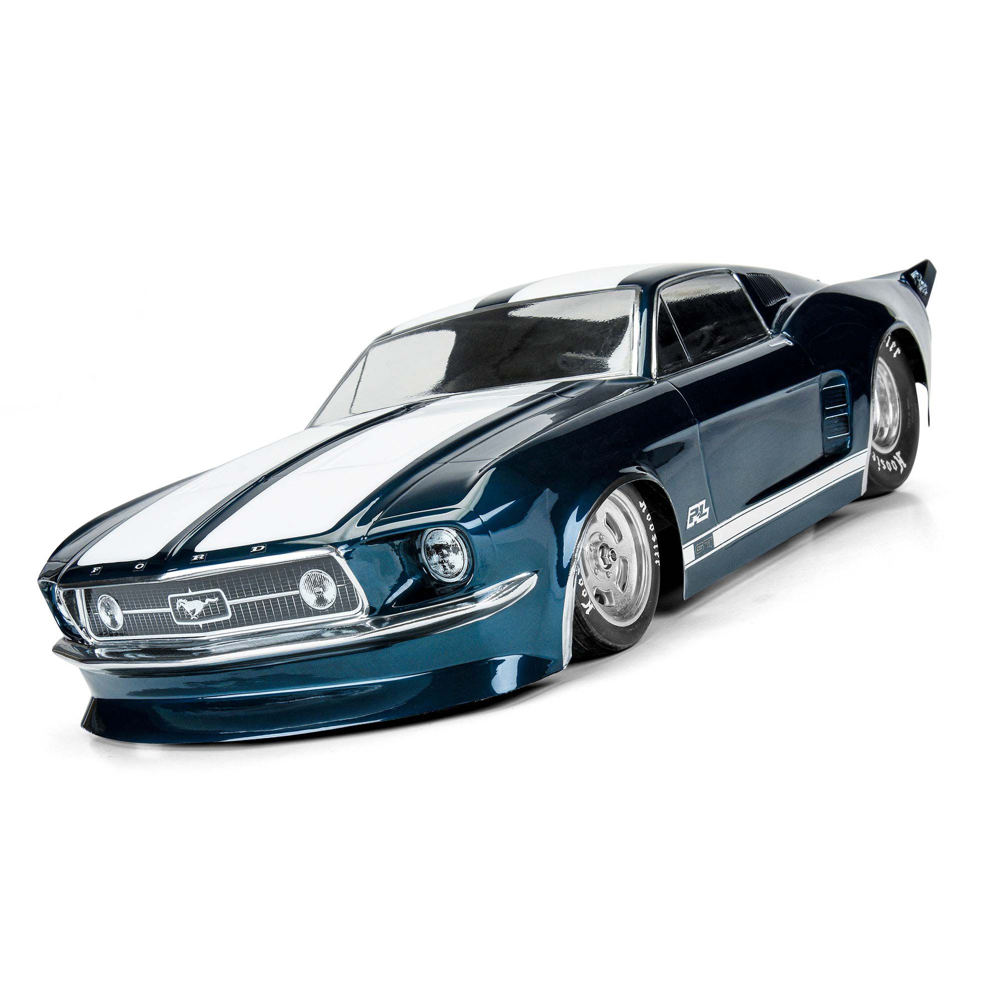 1/10 1967 Ford Mustang Clear Body: Drag Car-7