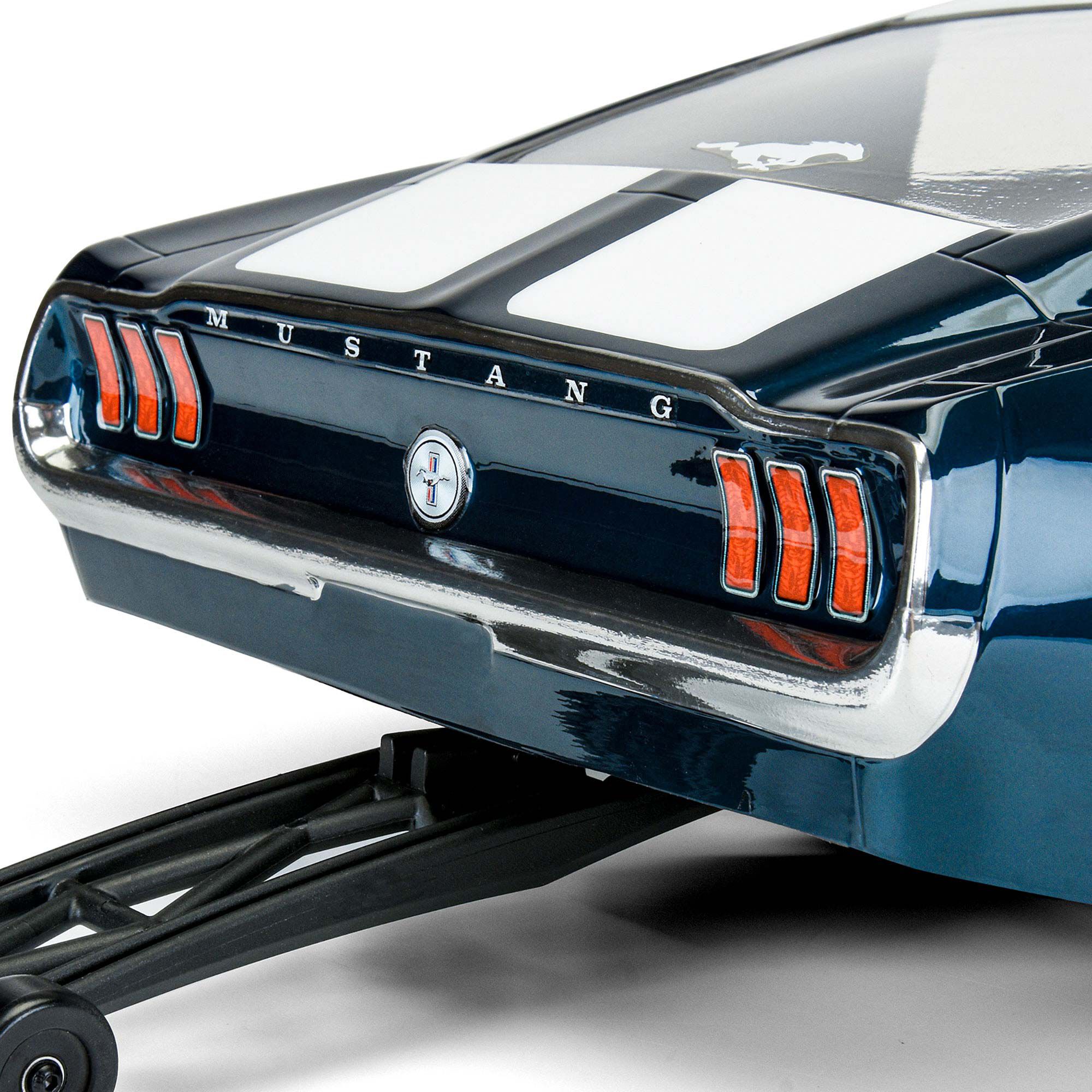1/10 1967 Ford Mustang Clear Body: Drag Car-8