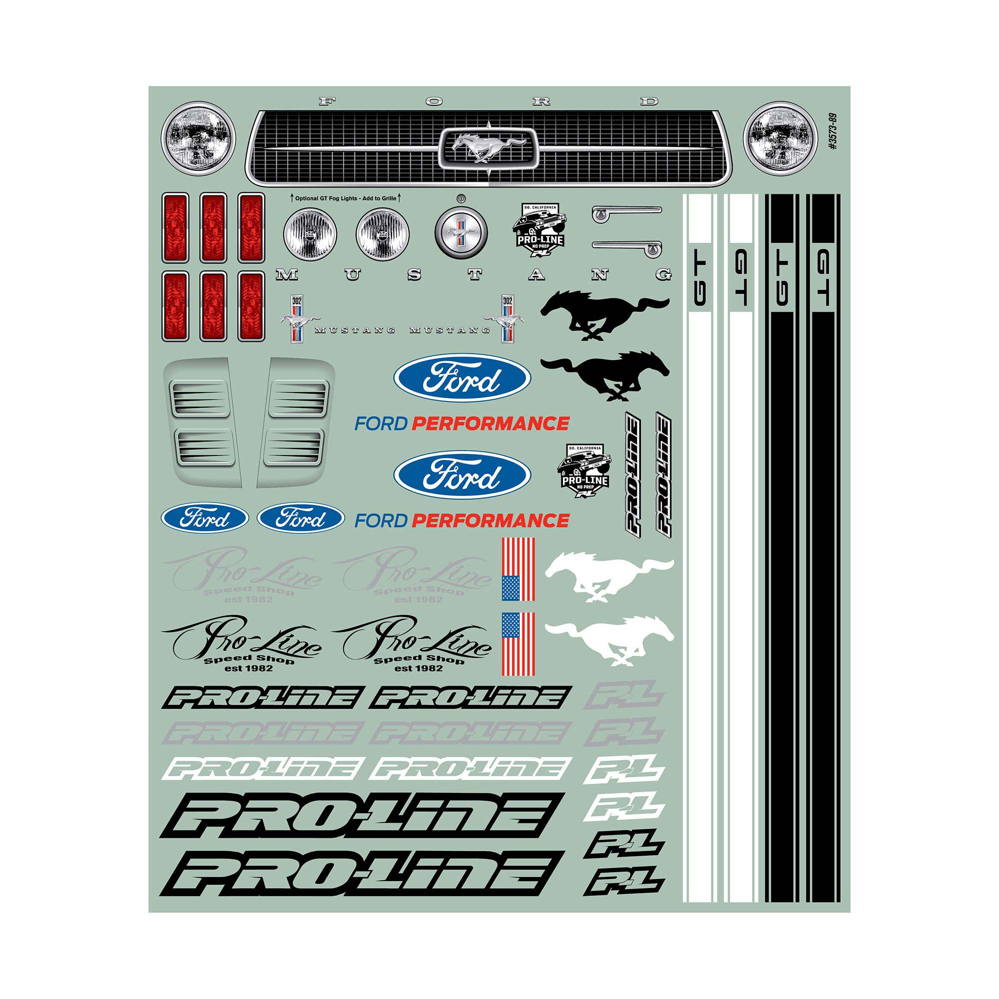 1/10 1967 Ford Mustang Clear Body: Drag Car-10