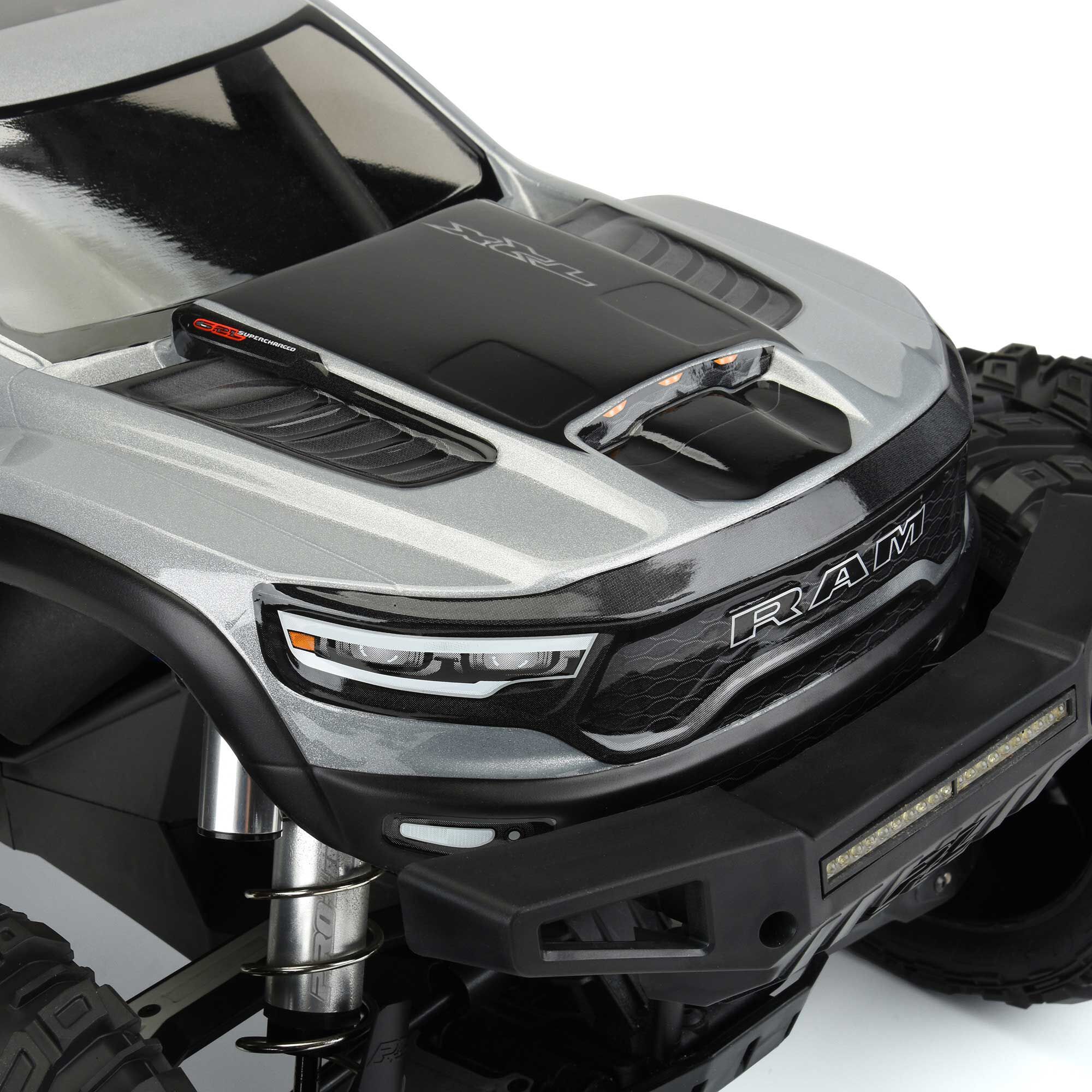 1/5 Pre-Cut 2021 Ram 1500 Clear Body: X-MAXX-6