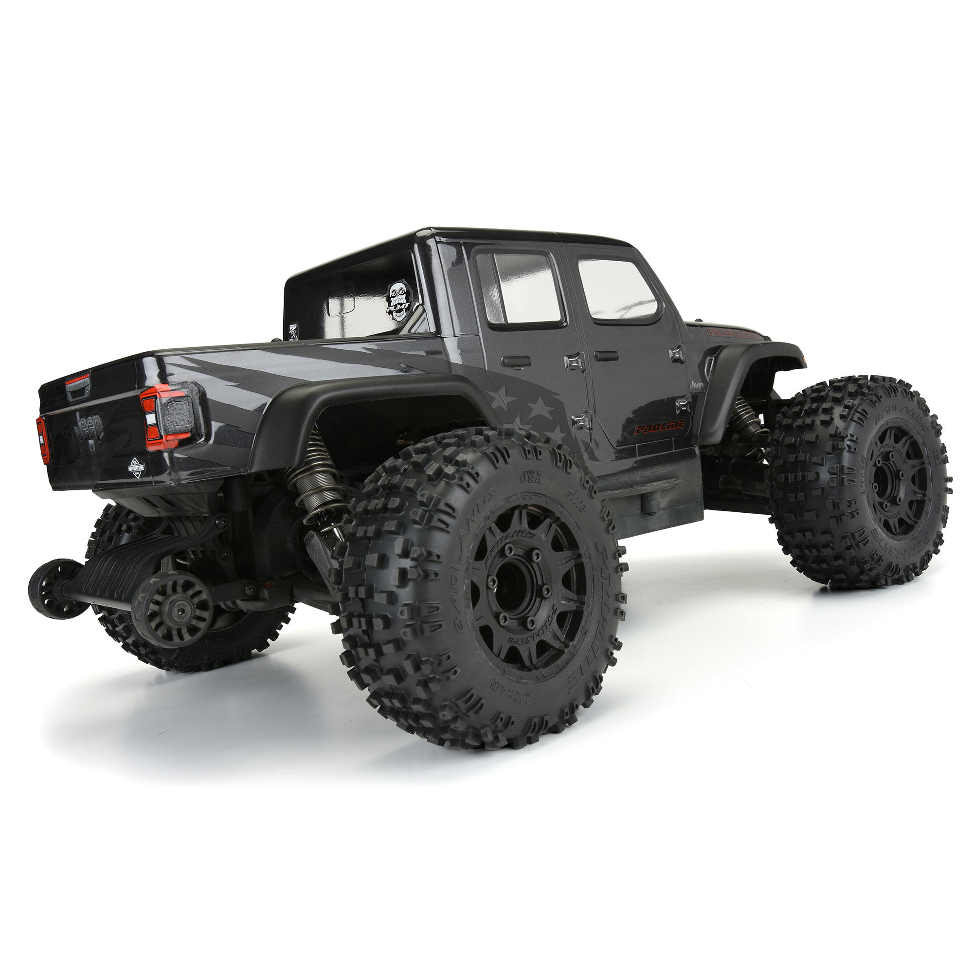 1/10 Jeep Gladiator Rubicon Clear Body: GRANITE-5