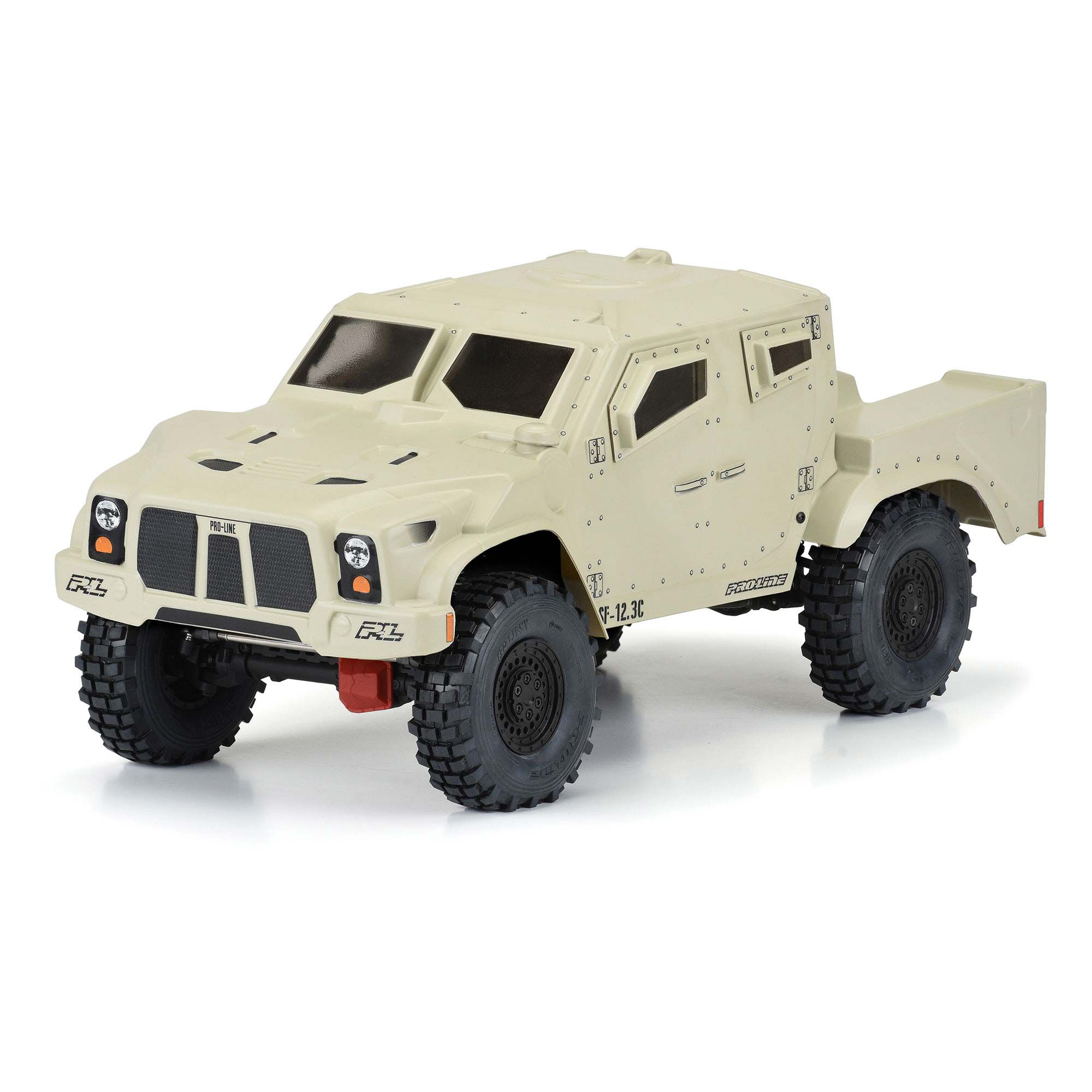 1/10 Strikeforce Clear Body 12.3" (313mm) Wheelbase Scale Cr-3