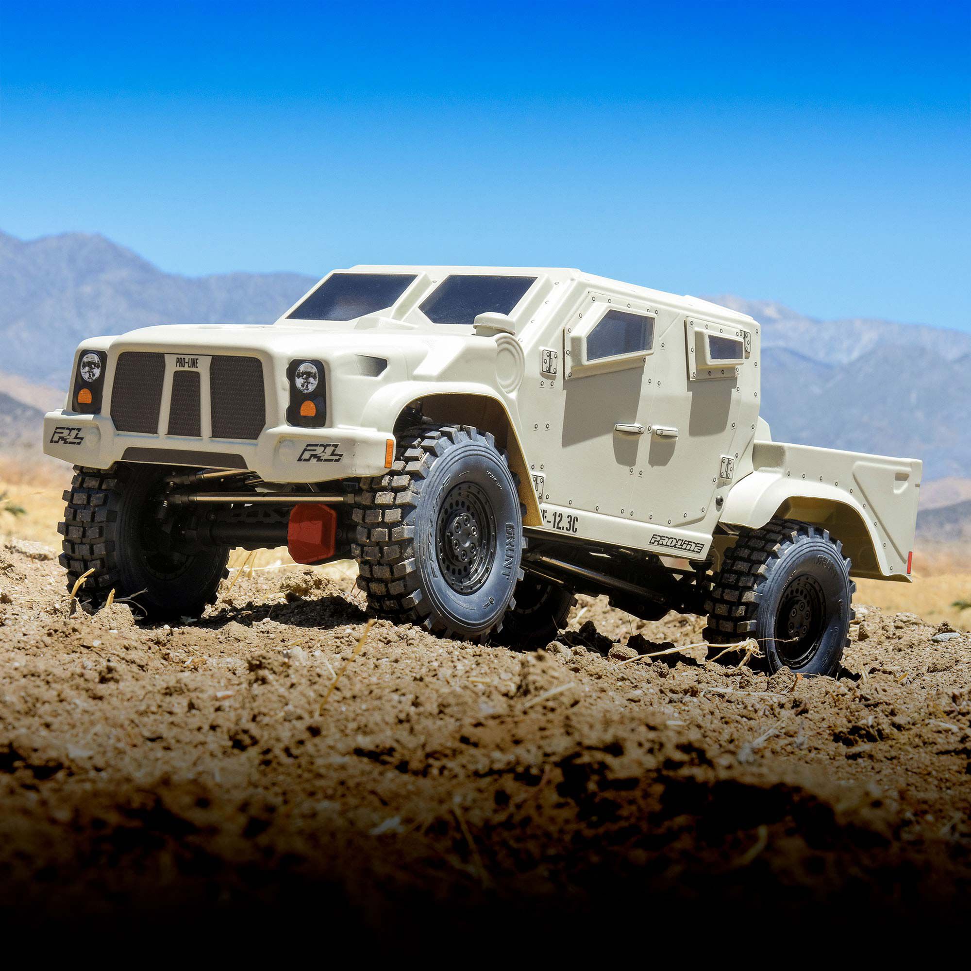 1/10 Strikeforce Clear Body 12.3" (313mm) Wheelbase Scale Cr-7