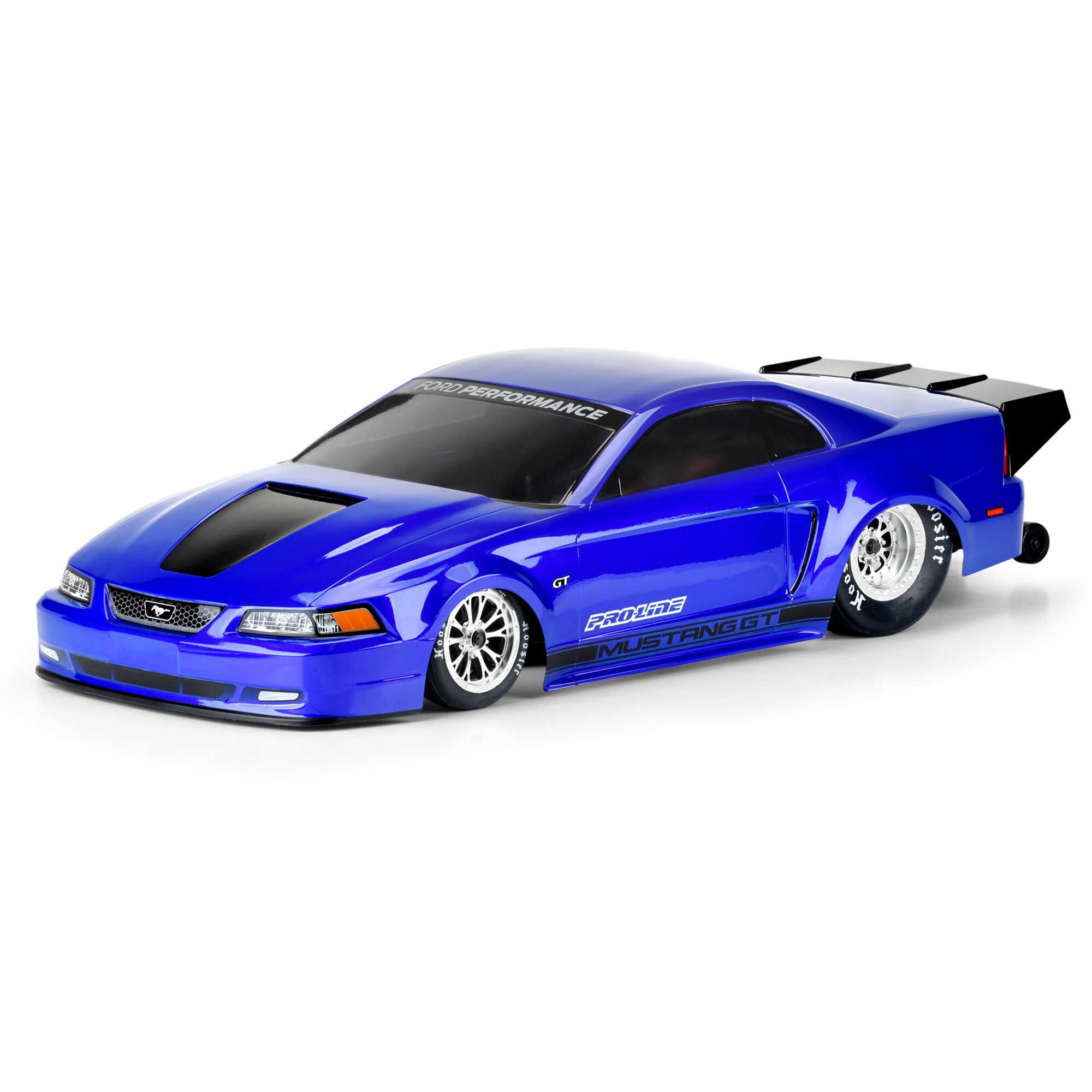 1/10 1999 Ford Mustang Clear Body: Drag Car-3