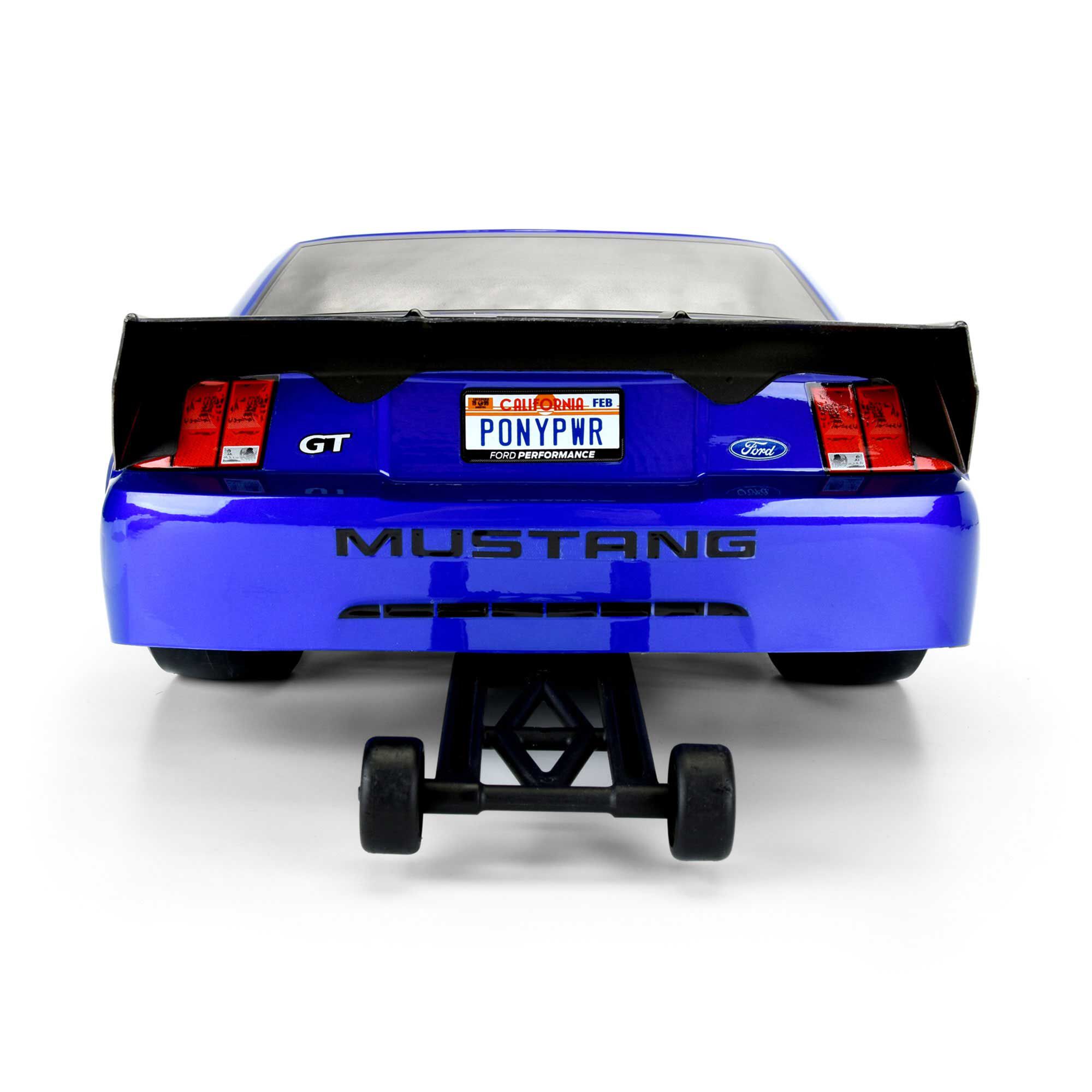1/10 1999 Ford Mustang Clear Body: Drag Car-6