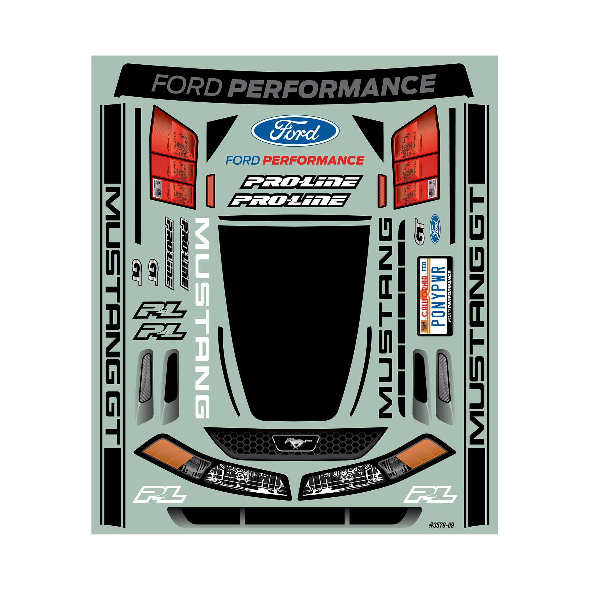 1/10 1999 Ford Mustang Clear Body: Drag Car-8