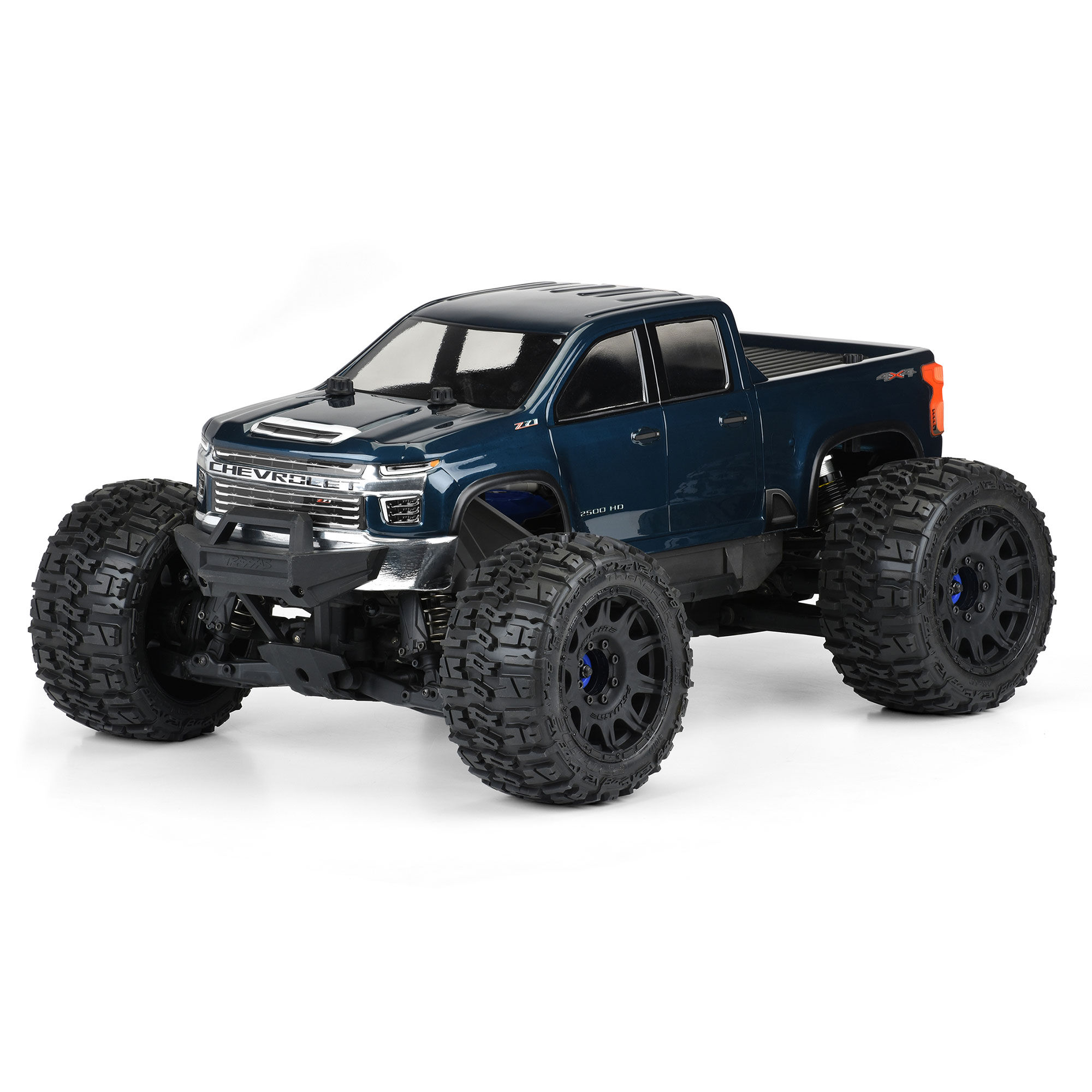 1/8 2021 Chevy Silverado 2500 HD Clear Body:  E-REVO 2.0 & M-3