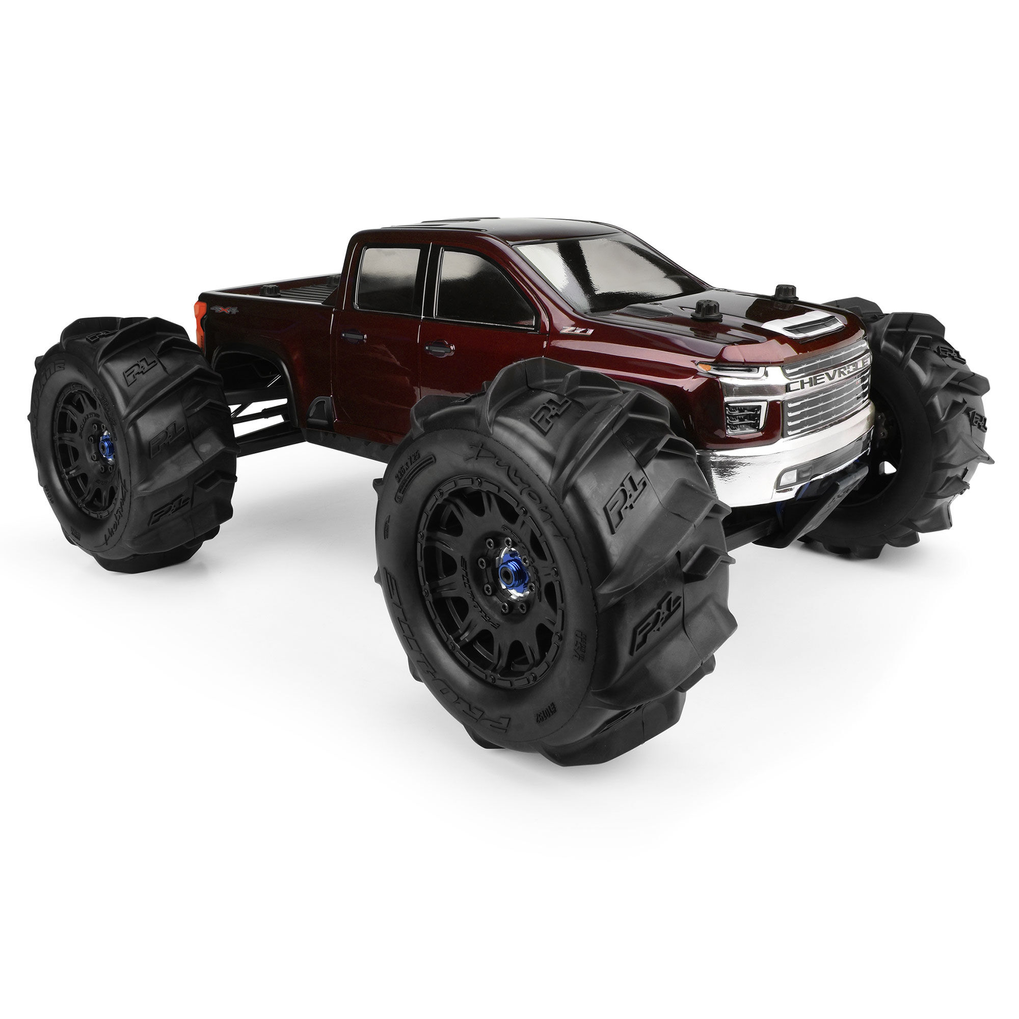 1/8 2021 Chevy Silverado 2500 HD Clear Body:  E-REVO 2.0 & M-7