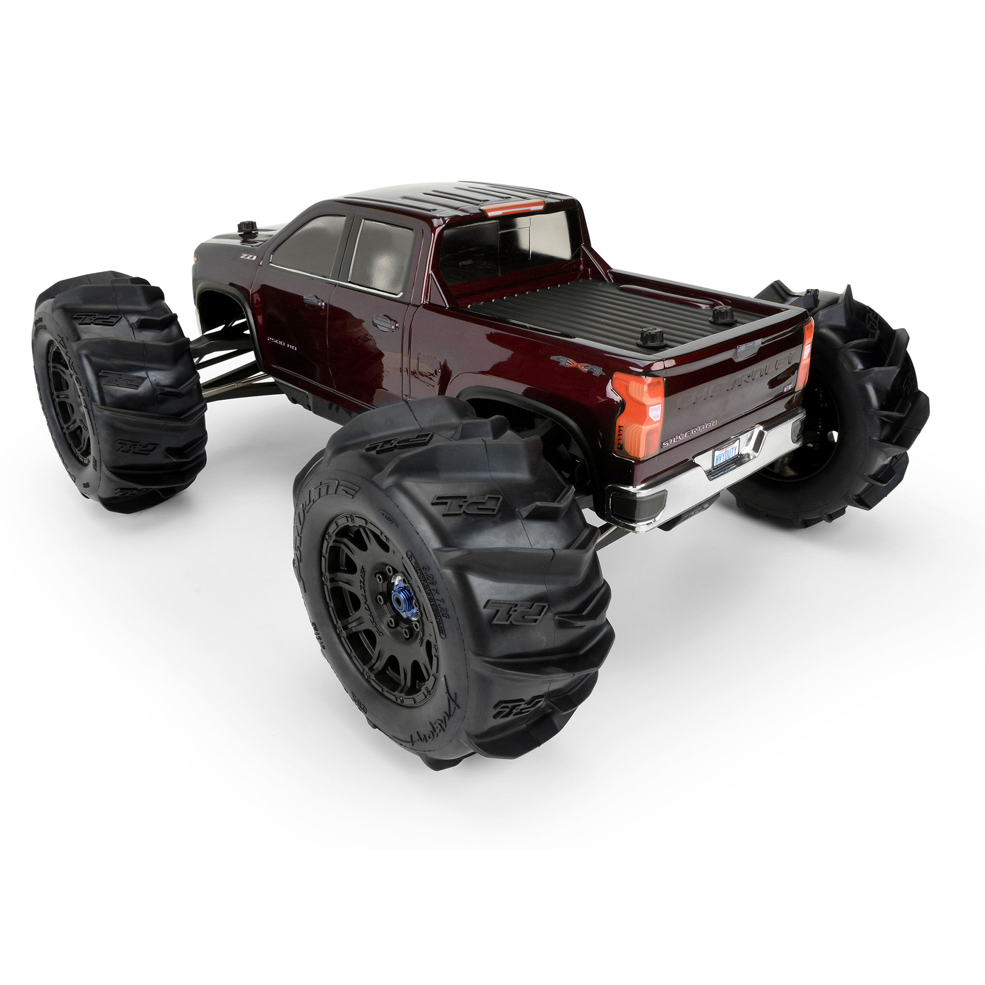 1/8 2021 Chevy Silverado 2500 HD Clear Body:  E-REVO 2.0 & M-8