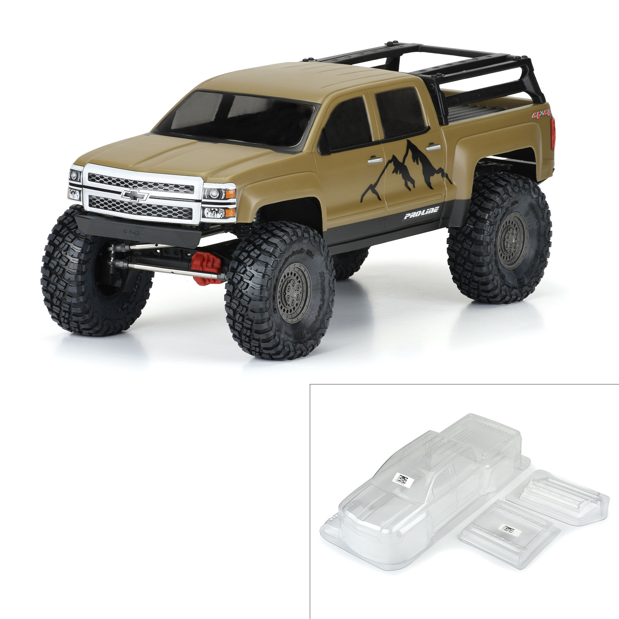 1/10 2015 Chevrolet Silverado Clear Body 13.9