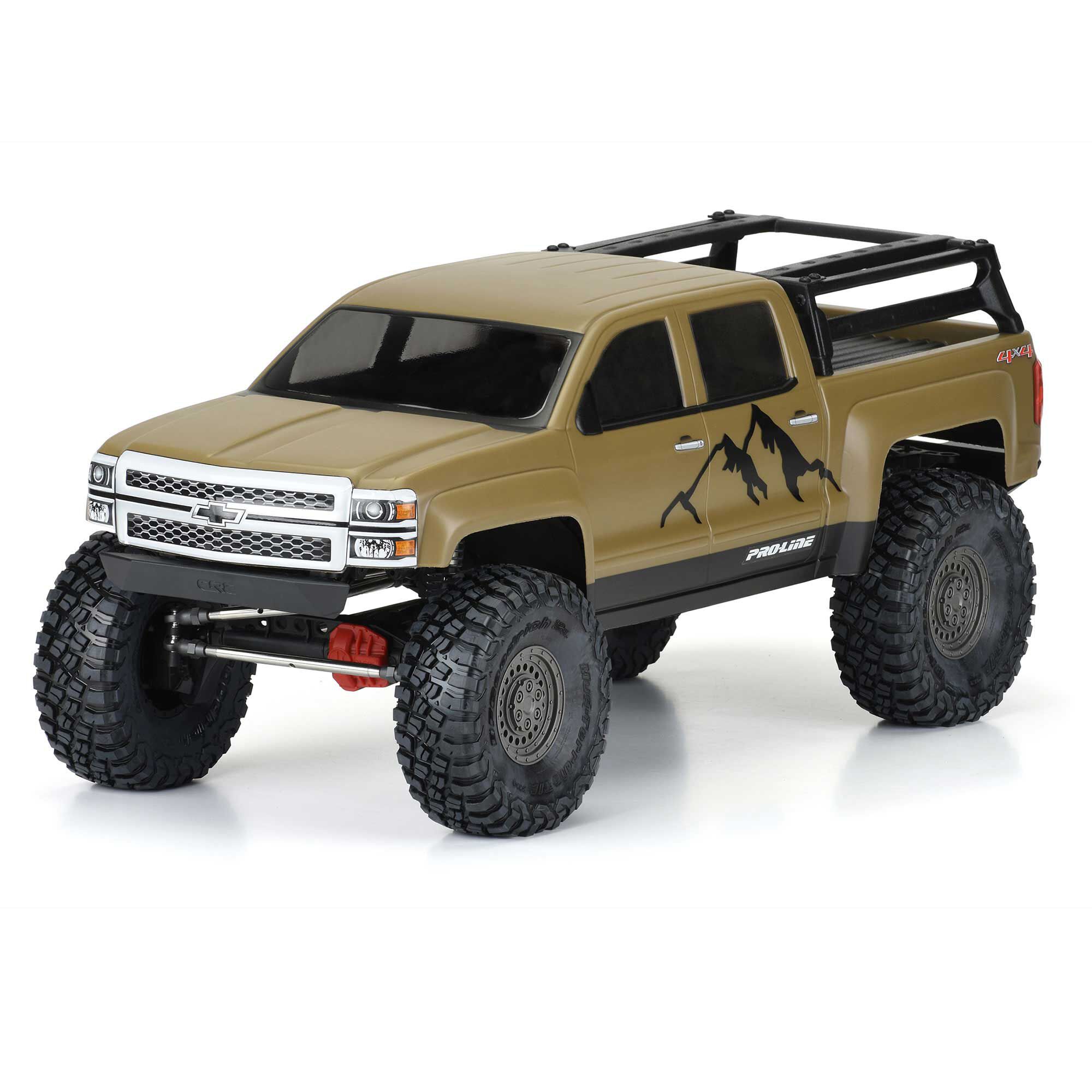 1/10 2015 Chevrolet Silverado Clear Body 13.9" WB-3