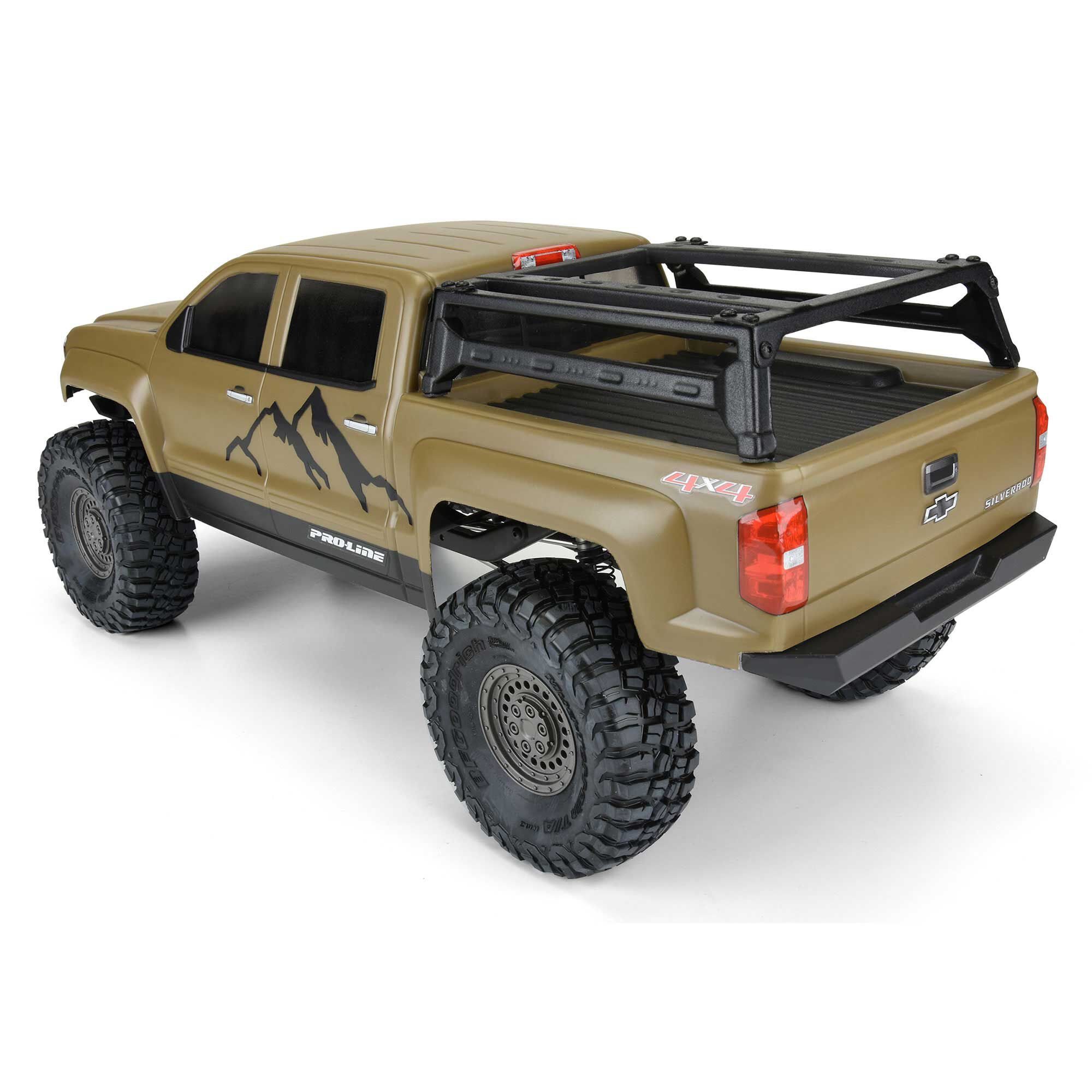 1/10 2015 Chevrolet Silverado Clear Body 13.9" WB-6