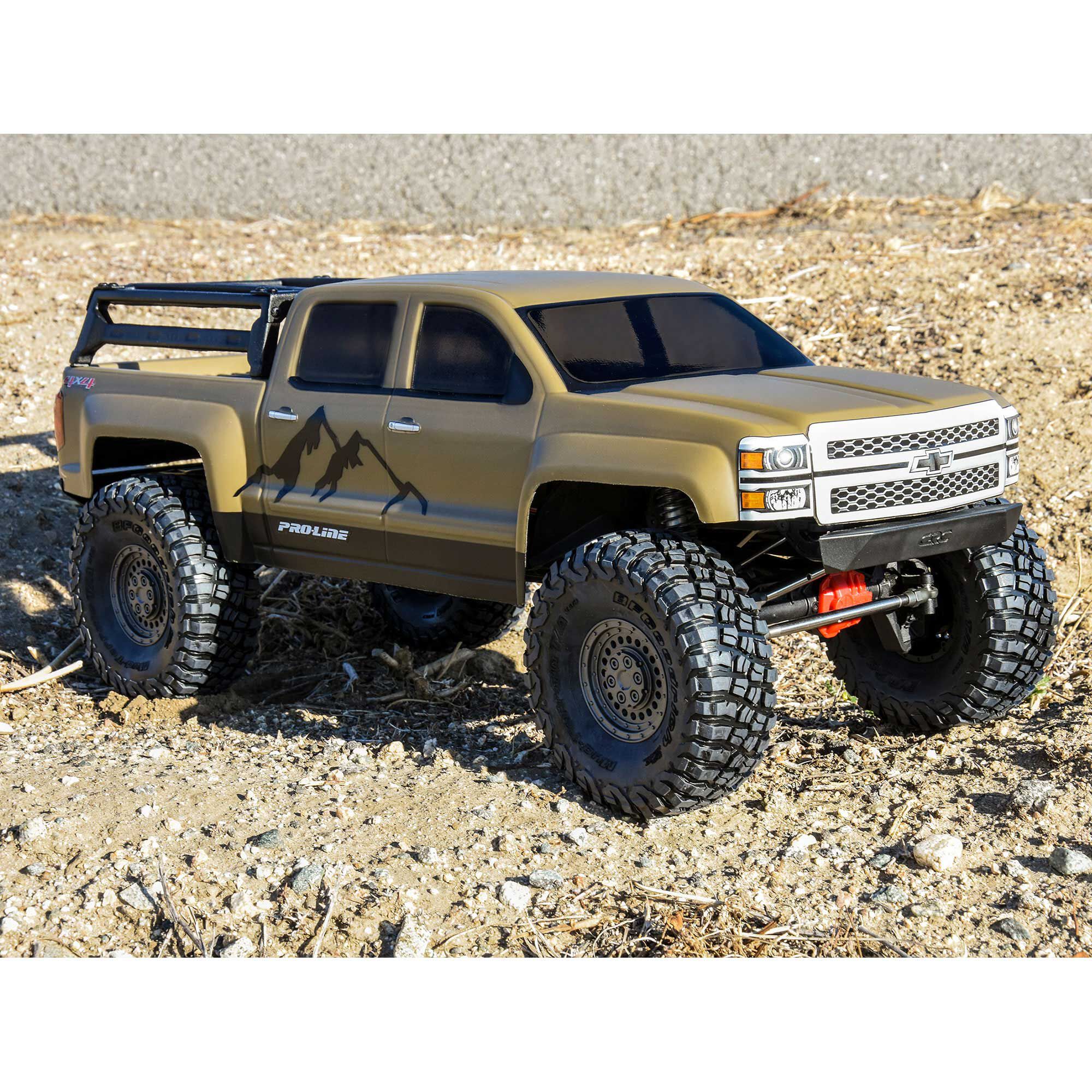 1/10 2015 Chevrolet Silverado Clear Body 13.9" WB-12