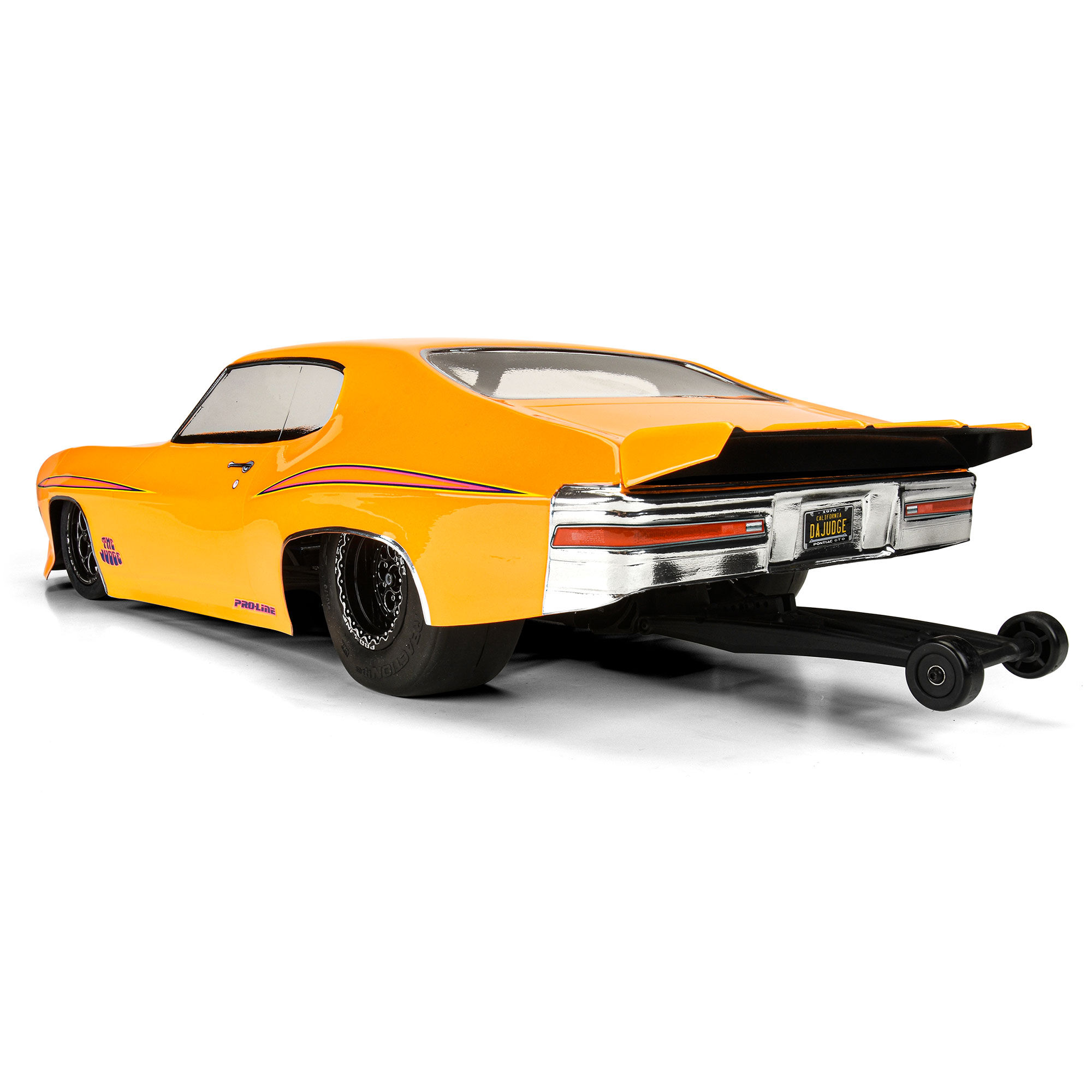 1/10 1970 Pontiac GTO Judge Clear Body: Drag Car-5