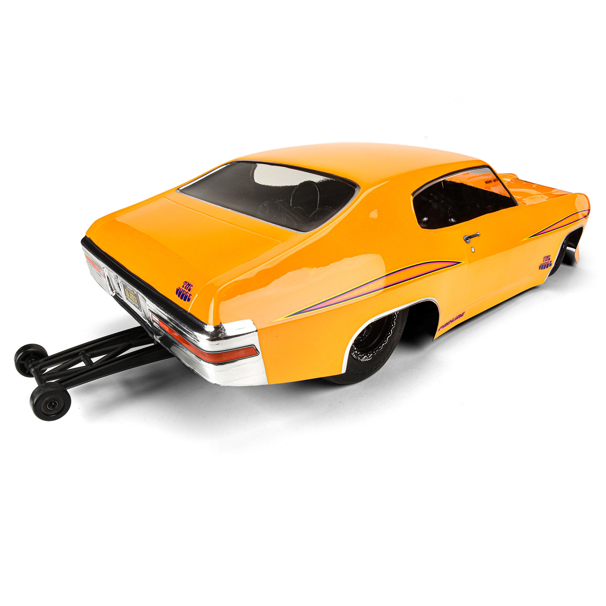 1/10 1970 Pontiac GTO Judge Clear Body: Drag Car-9