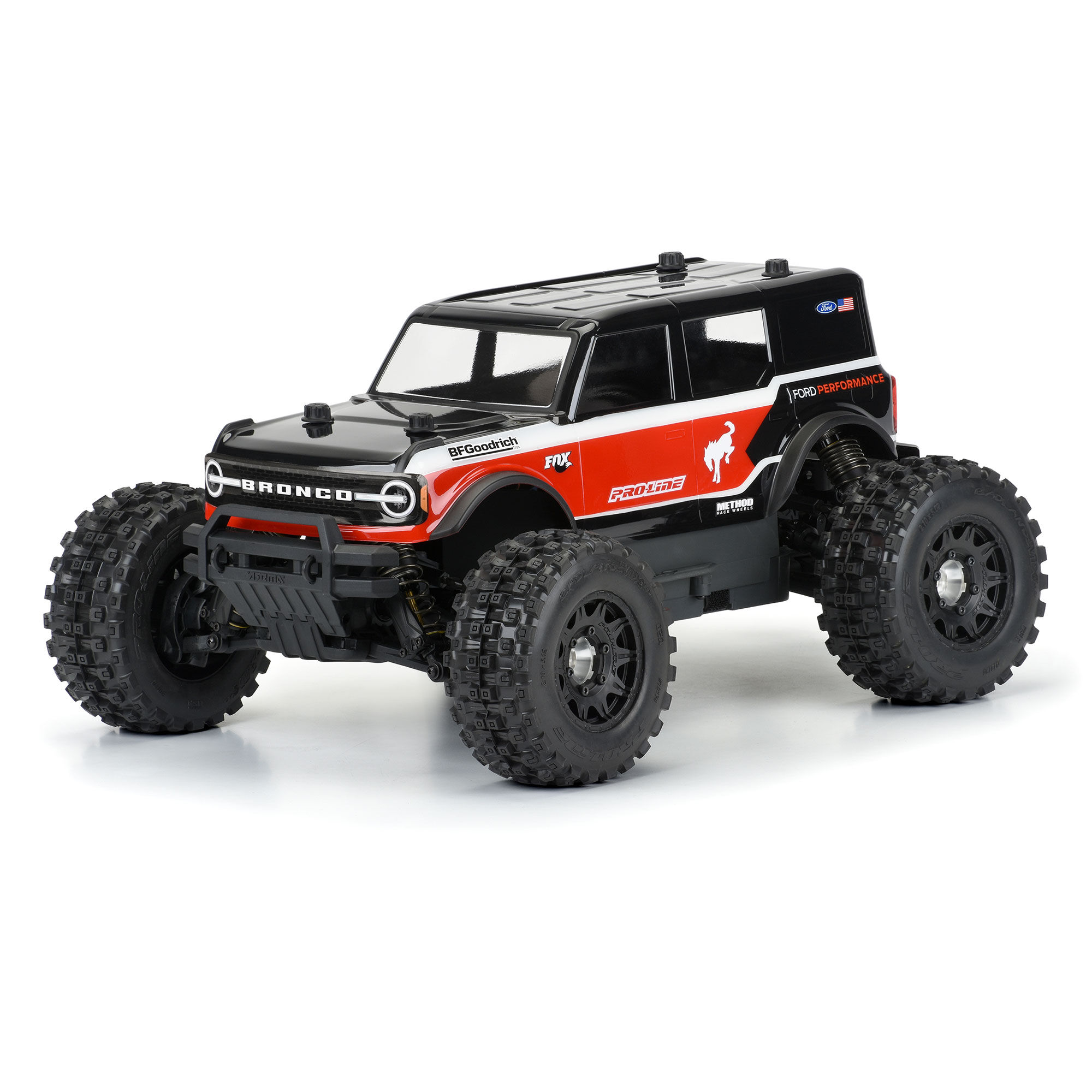 1/10 2021 Ford Bronco Clear Body: Granite, Vorteks-3