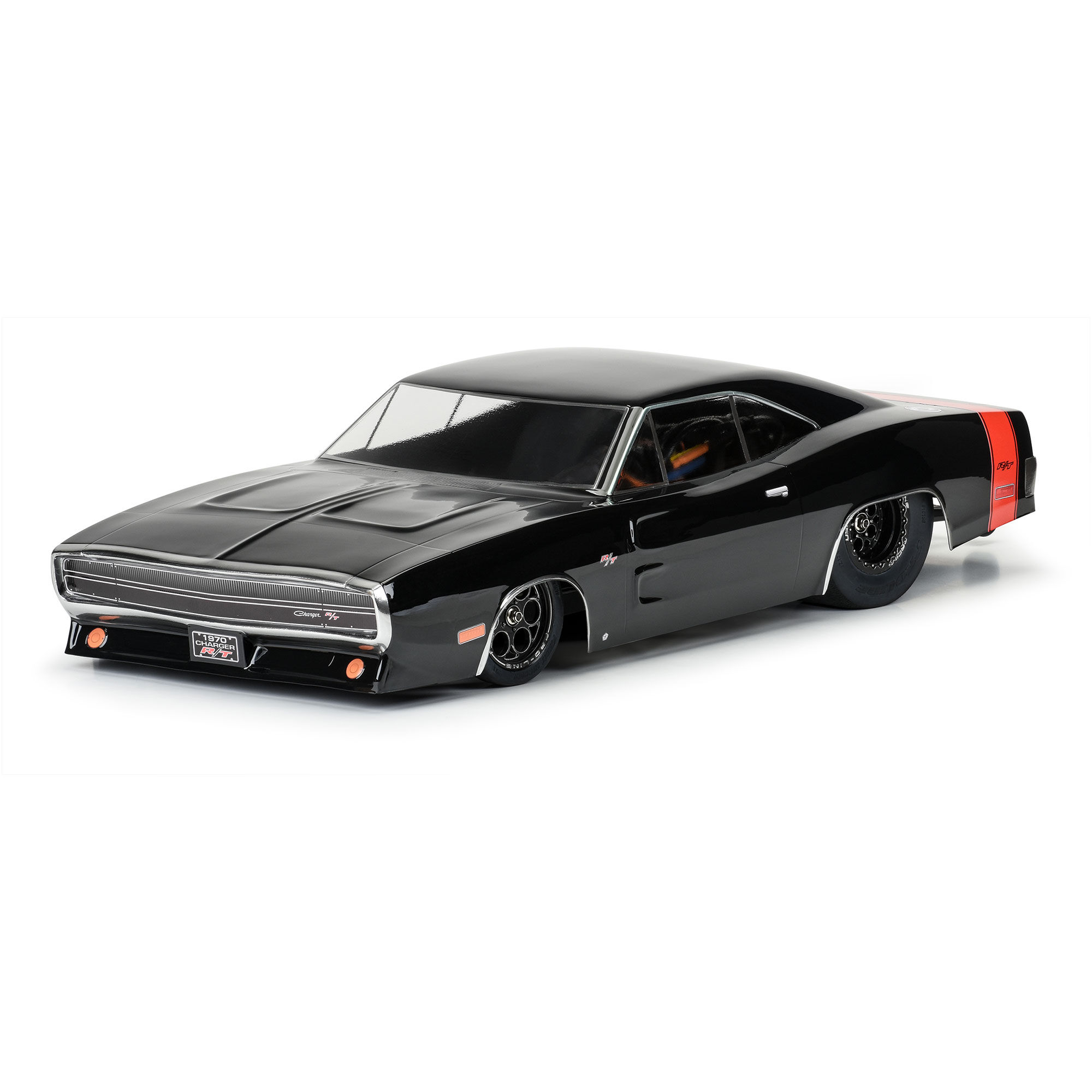 1/10 1970 Dodge Charger Clear Body: Drag Car-3