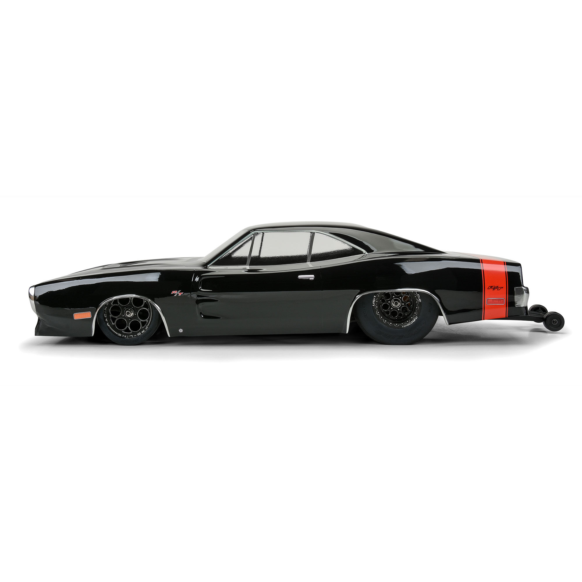 1/10 1970 Dodge Charger Clear Body: Drag Car-4