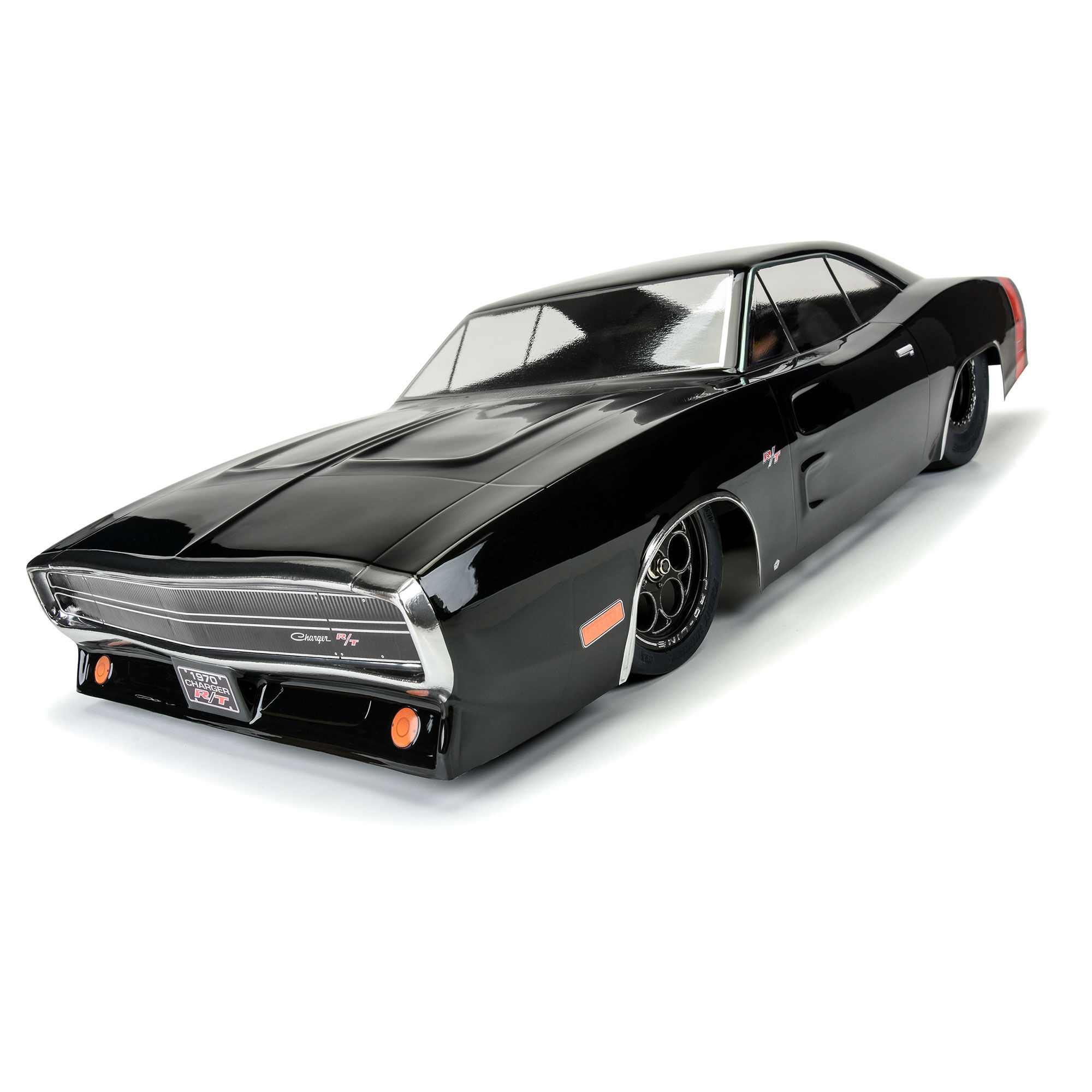 1/10 1970 Dodge Charger Clear Body: Drag Car-7