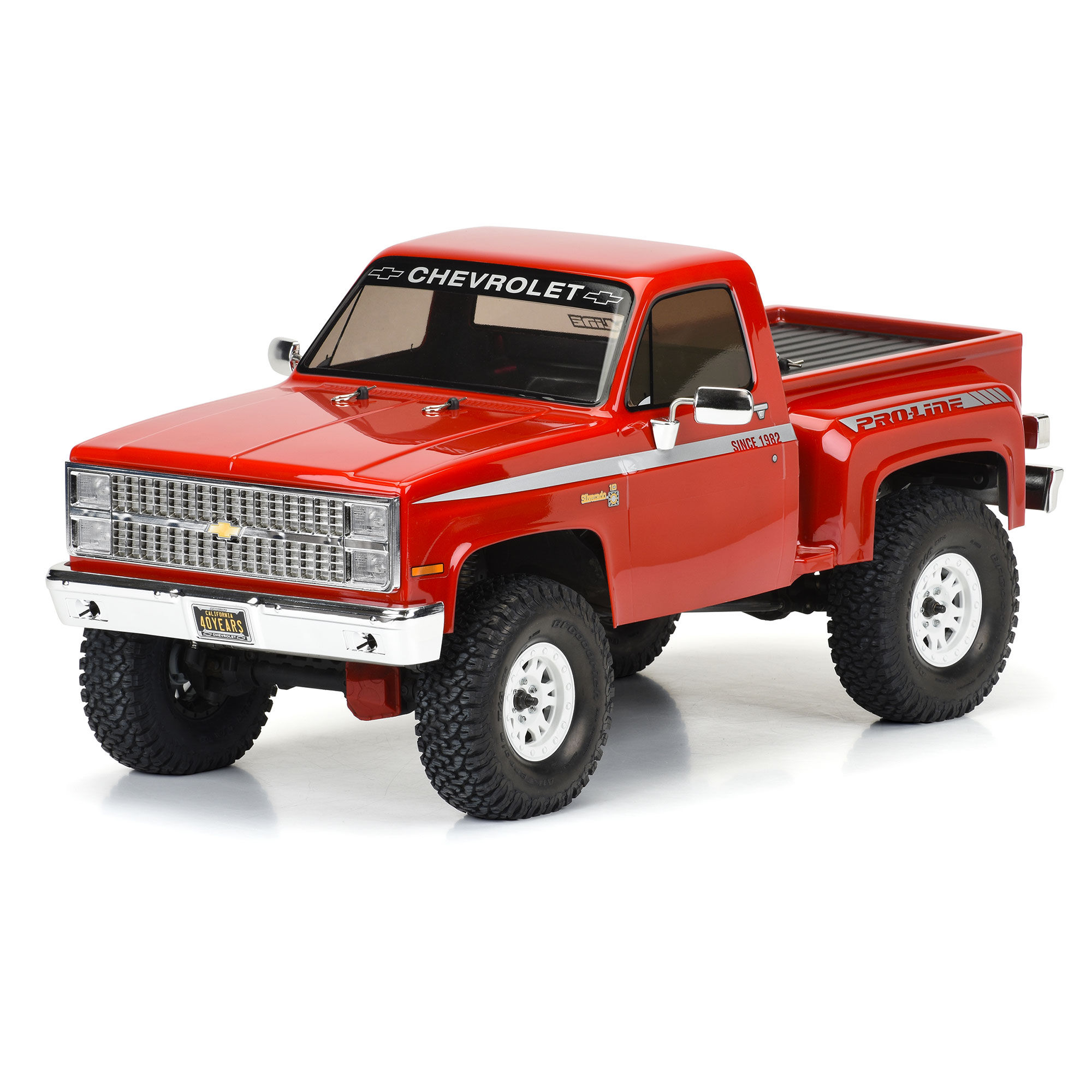 1982 Chevy K-10 Clear Body Set with Scale Molded Accesories-3