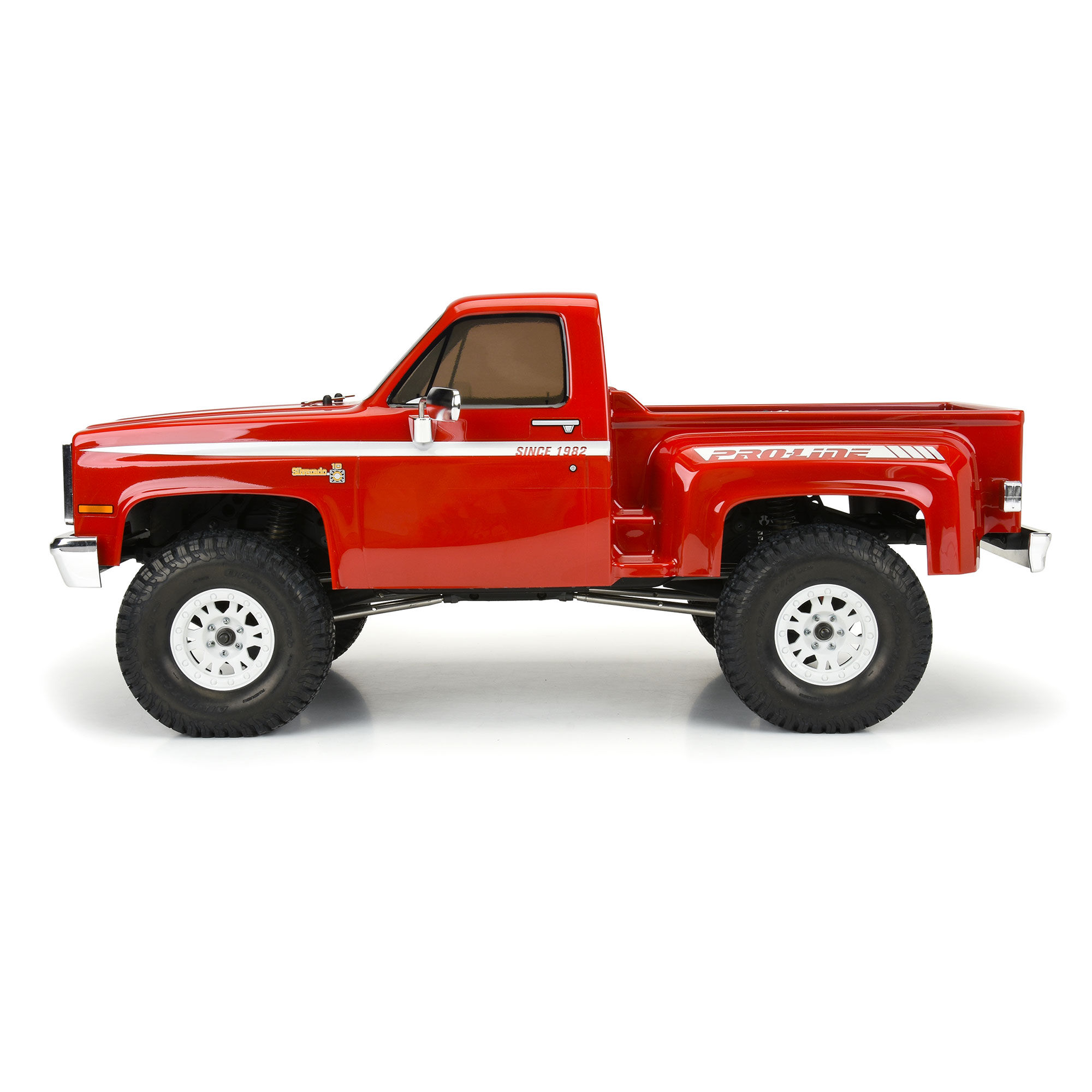 1982 Chevy K-10 Clear Body Set with Scale Molded Accesories-4