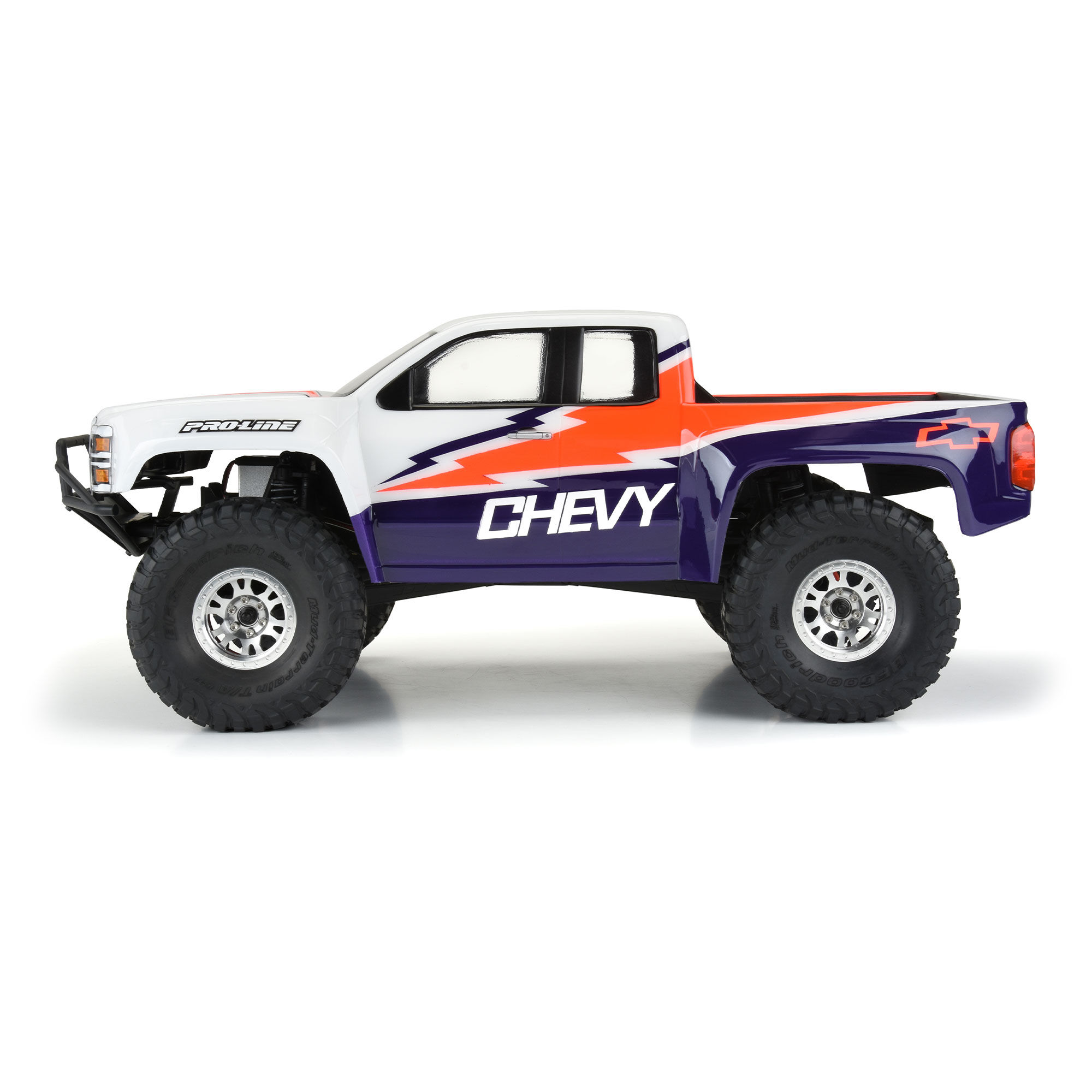 1/10 2015 Chevy Silverado Pre-Runner Clear Body 12.3" WB Cra-4