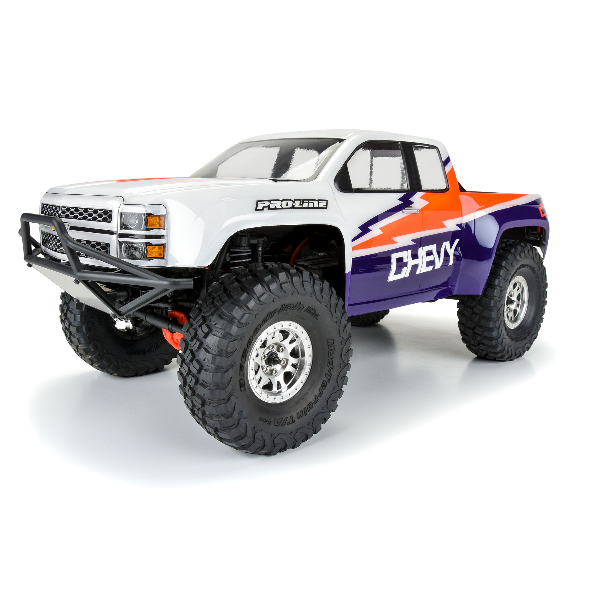 1/10 2015 Chevy Silverado Pre-Runner Clear Body 12.3" WB Cra-8