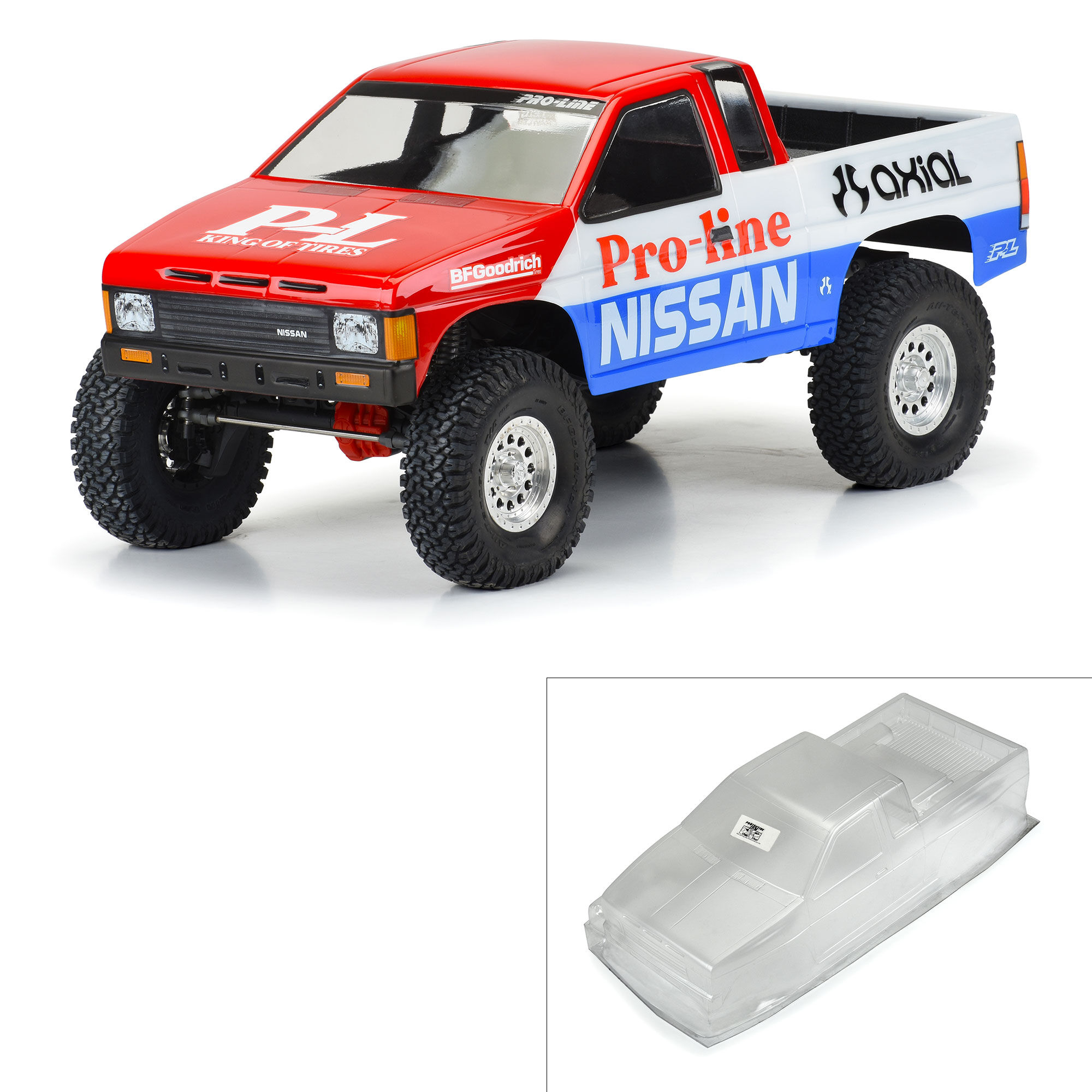 1/10 1987 Nissan Hardbody D21 Clear Body 12.3