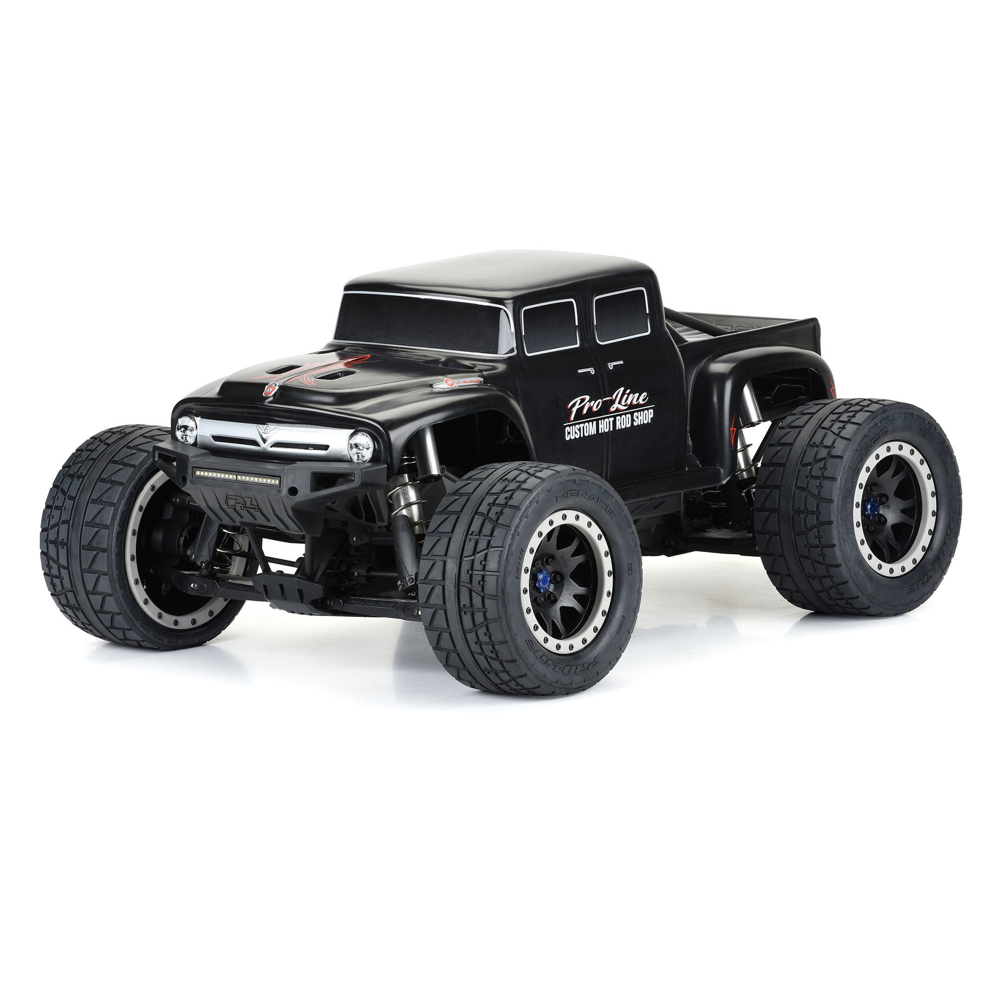 1/5 Pre-Cut Ford F-100 Bash Armor Black Body: X-MAXX-4
