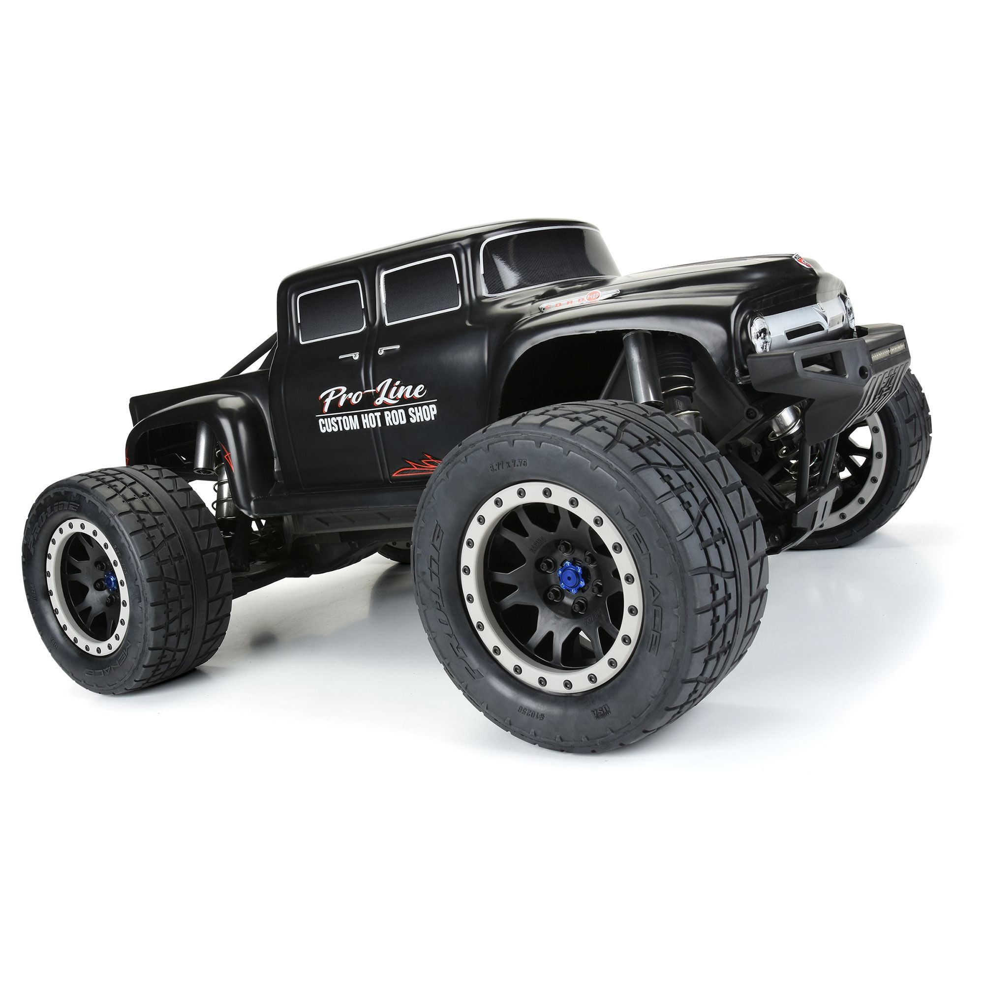 1/5 Pre-Cut Ford F-100 Bash Armor Black Body: X-MAXX-7