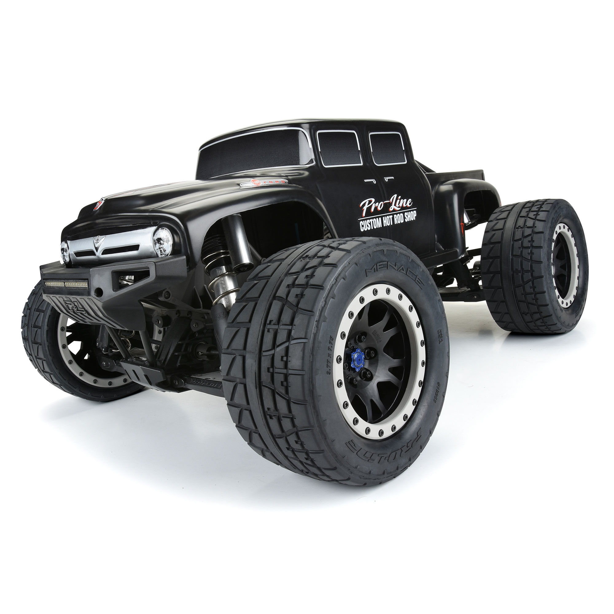 1/5 Pre-Cut Ford F-100 Bash Armor Black Body: X-MAXX-8