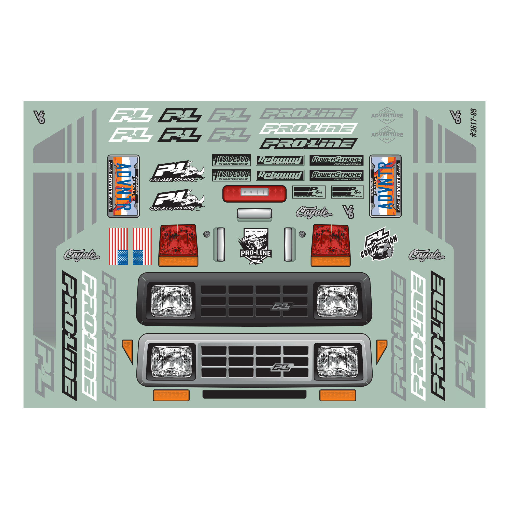 1/10 Coyote HP Clear Body 12.3" Wheelbase Crawlers-7