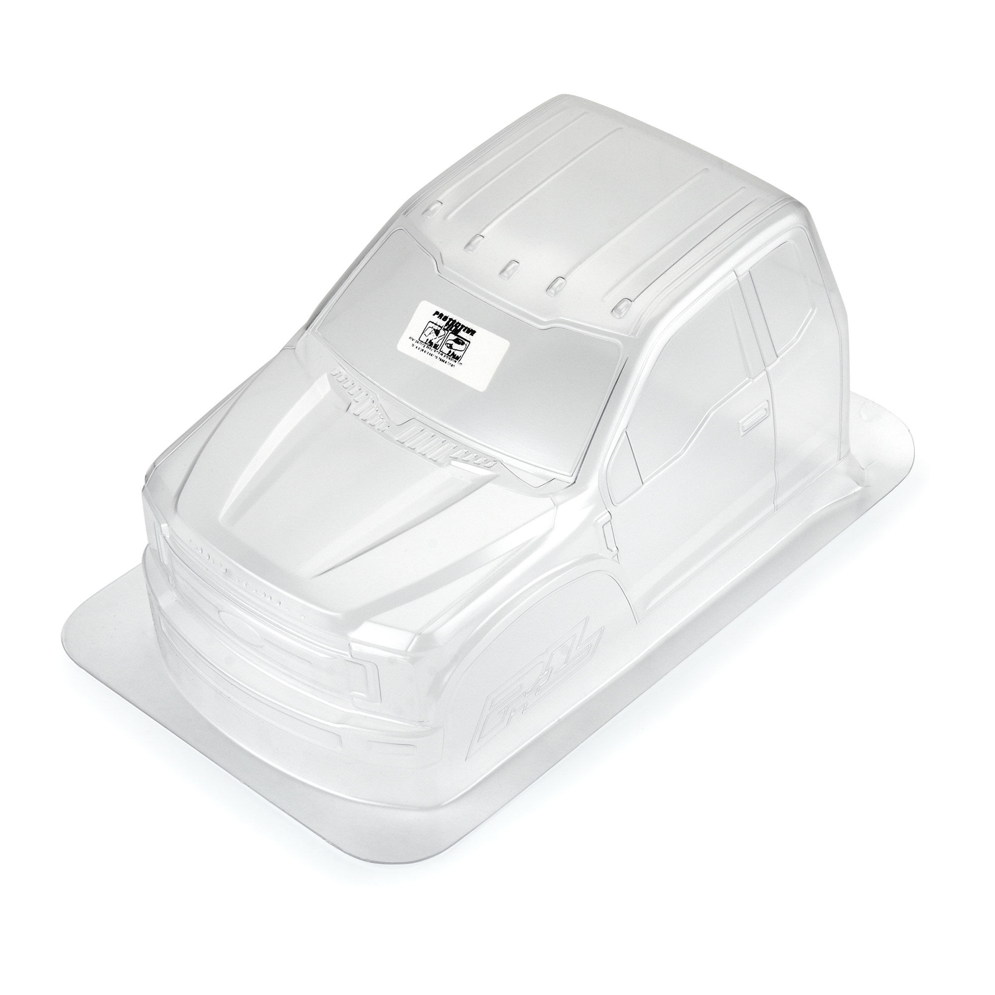 1/10 2017 Ford F-250 Super Duty Cab-Only Clear Body 12.3" WB-2