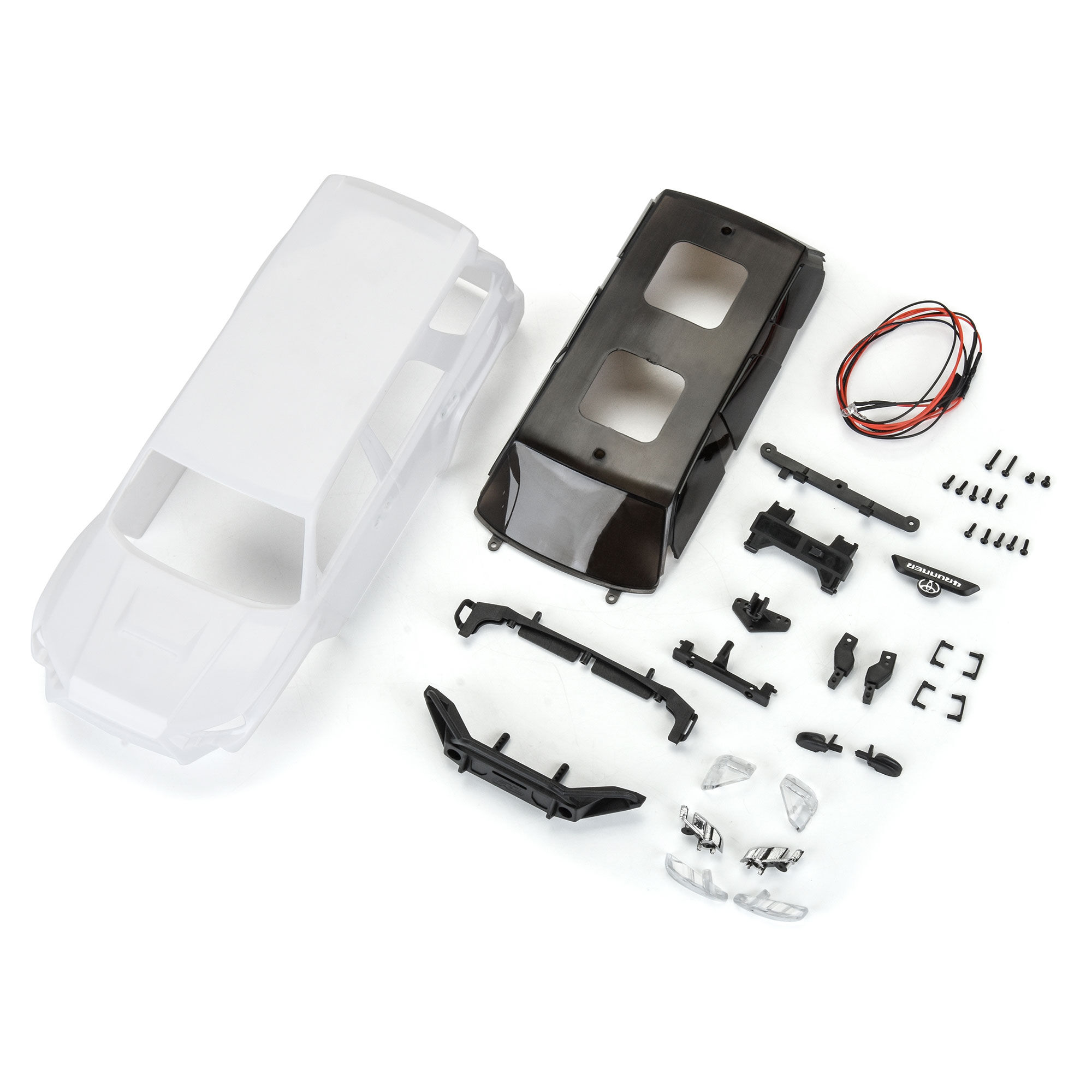 1/24 2023 Toyota 4Runner TRD Pro White Hard Body Unassembled-2