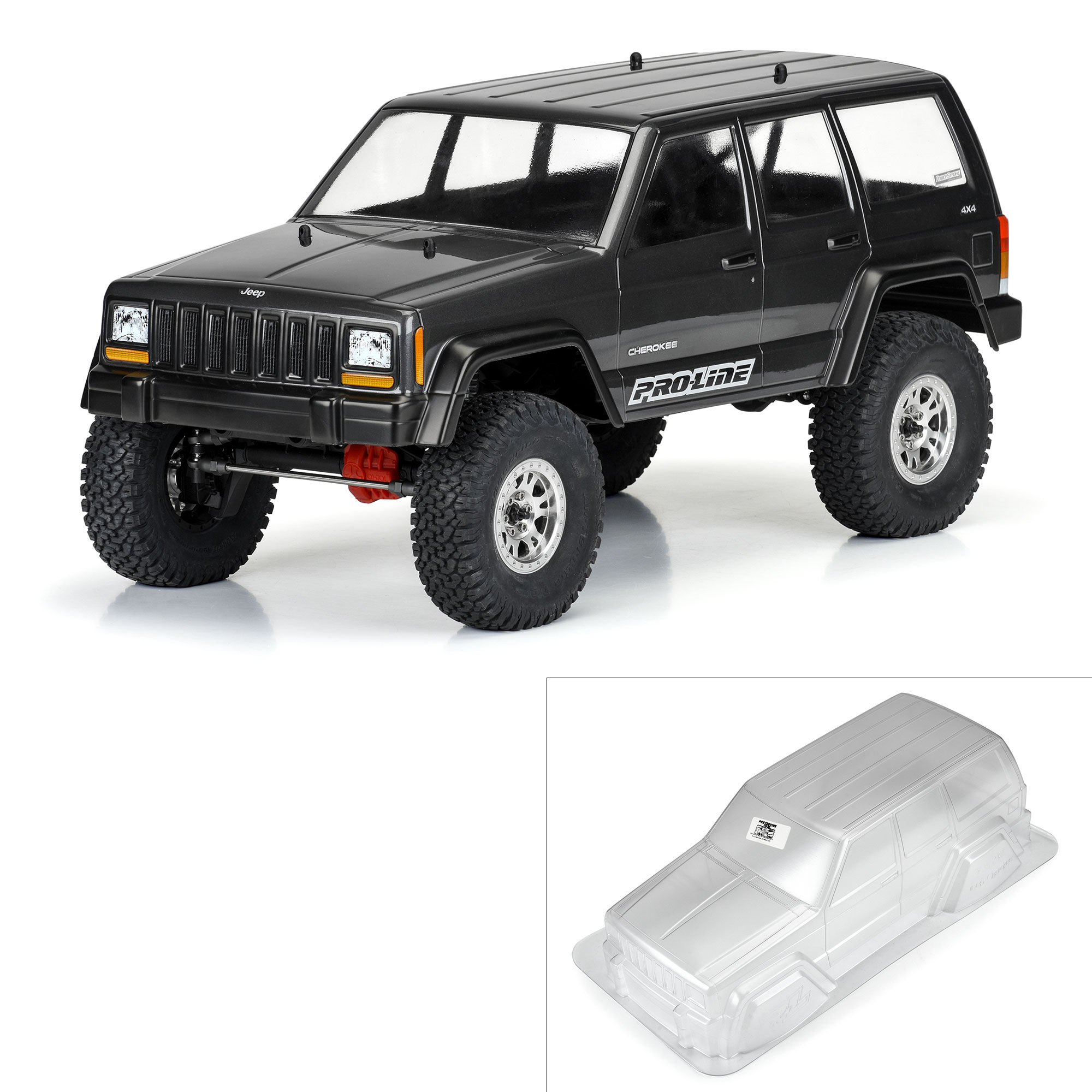 1/10 2001 Jeep Cherokee Clear Body 12.3
