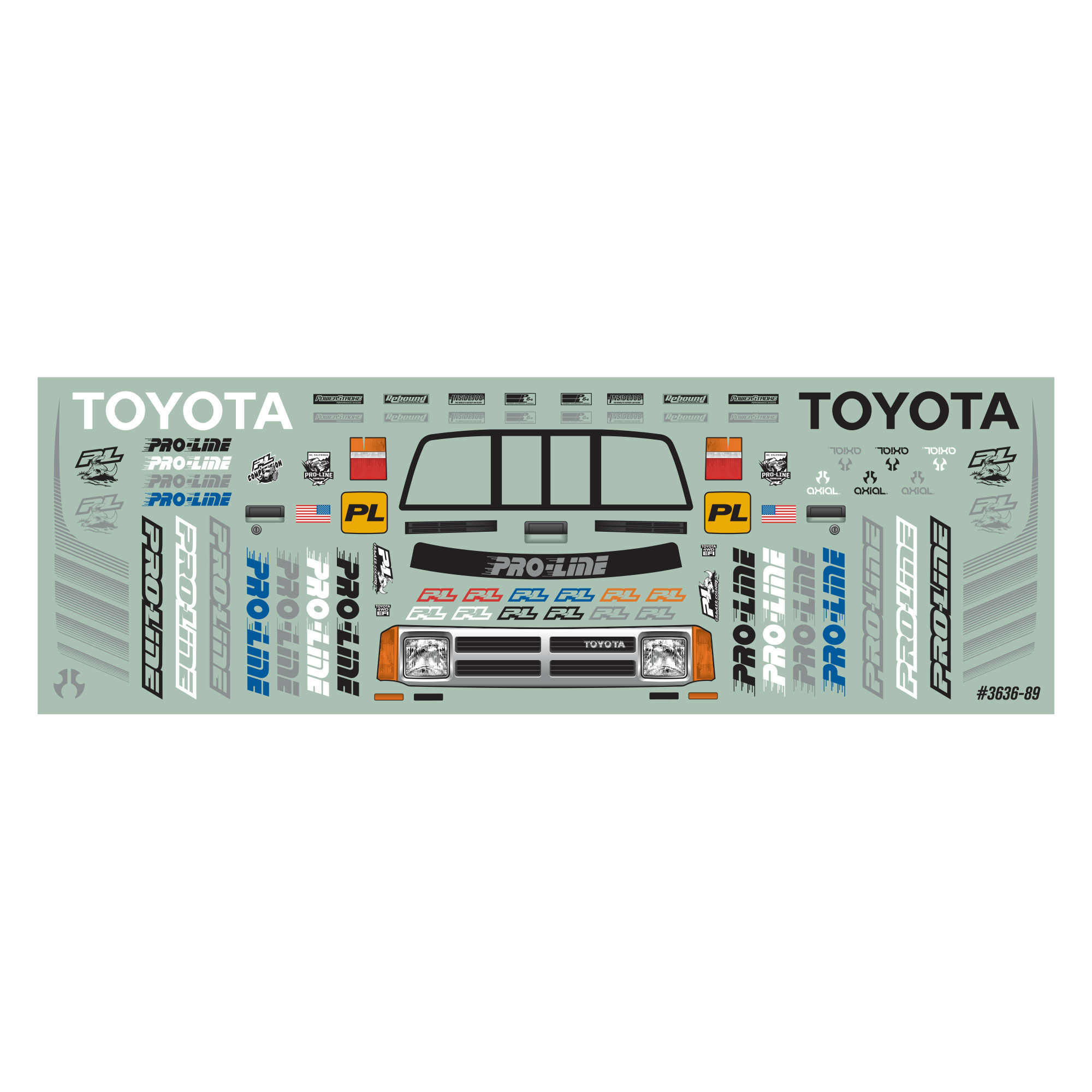 1985 Toyota HiLux SR5 Clear Body: SCX24-7