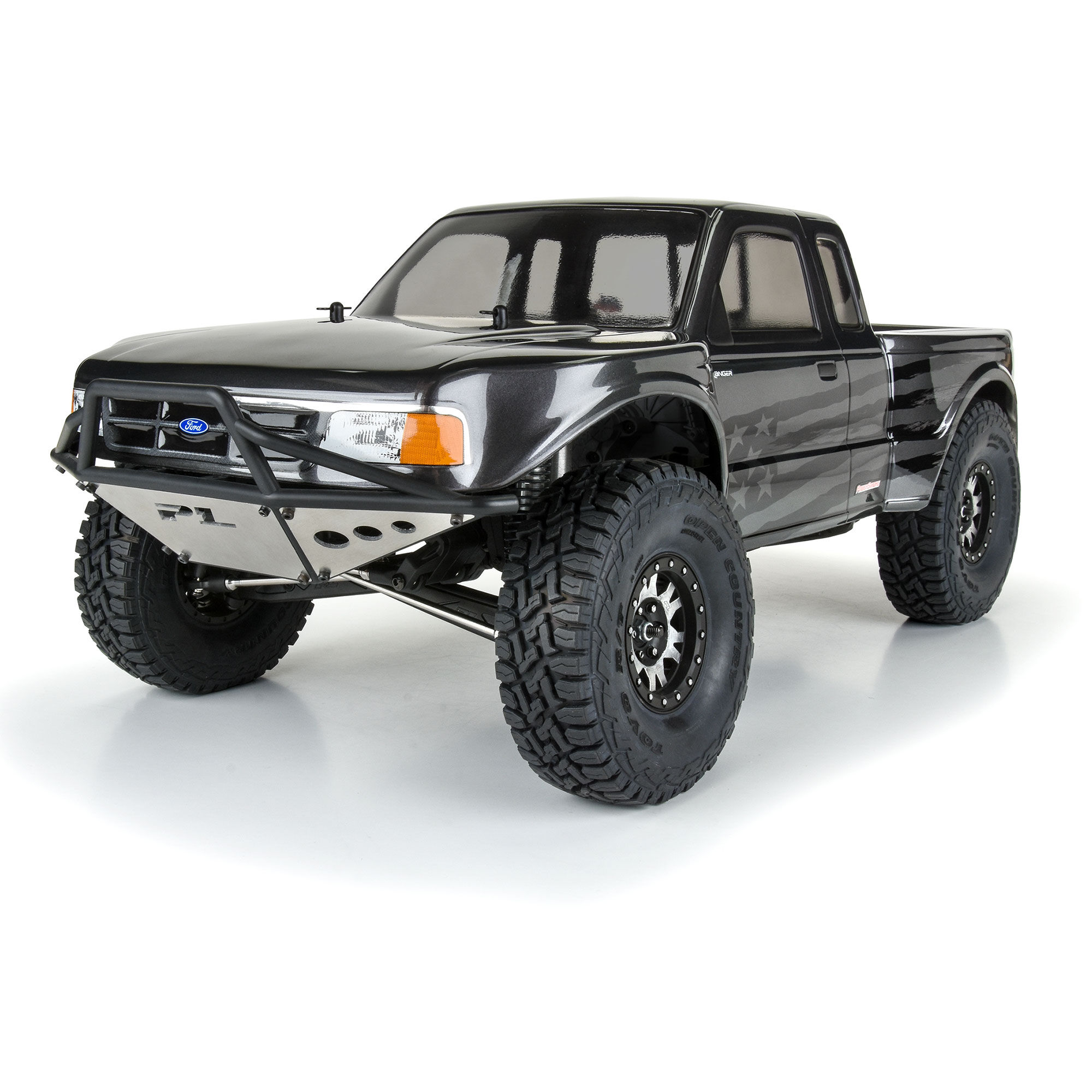 1/10 1993 Ford Ranger Pre-Runner Clear Body 12.3" WB Crawler-6
