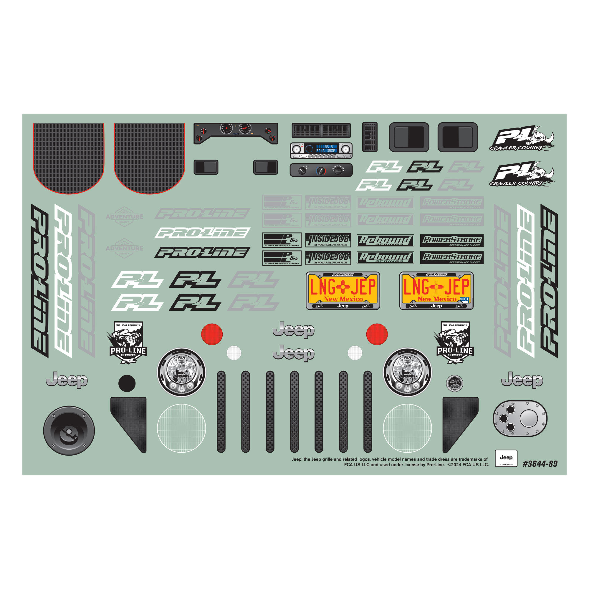 1/10 2004 Jeep LJ Clear Body/Trail Cage 12.3" Wheelbase Craw-8